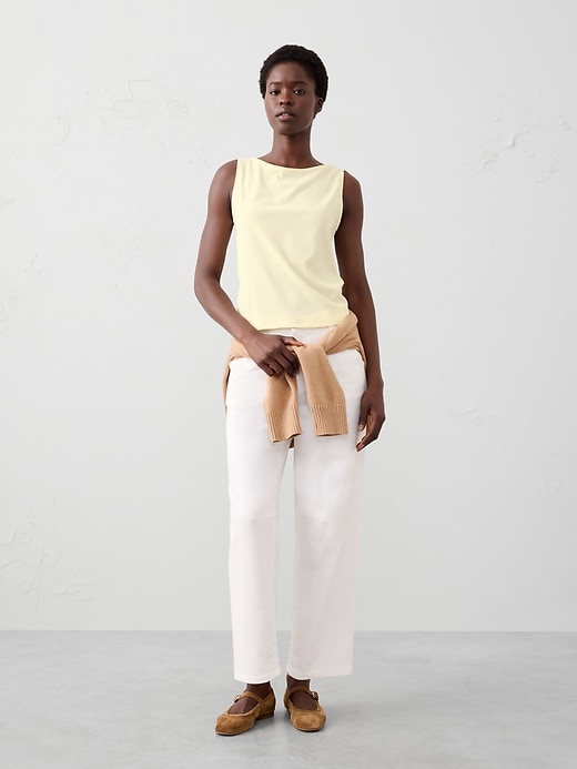 Crinkle Jacquard Top