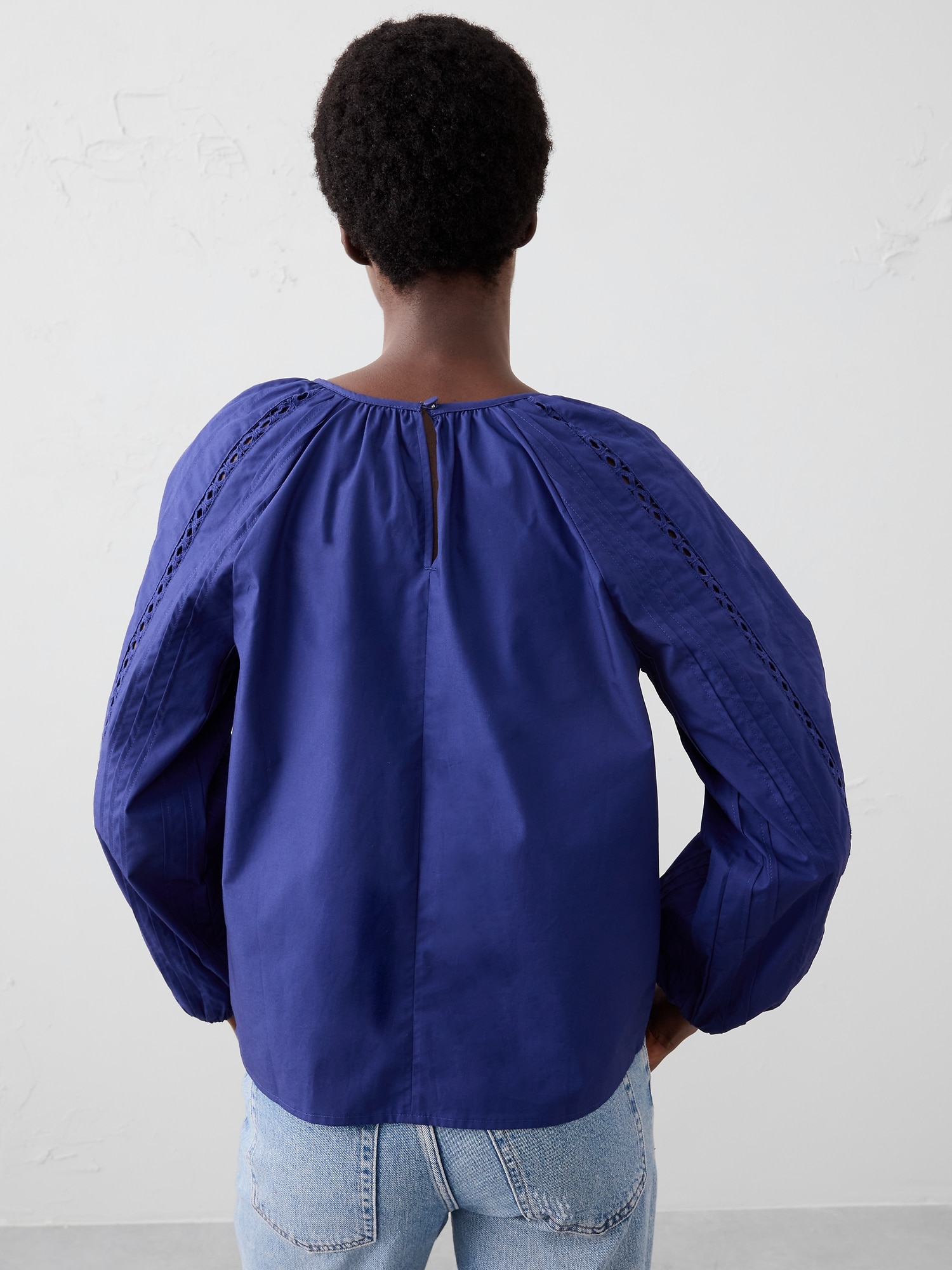 Image number 2 showing, Embroidered Trim Top