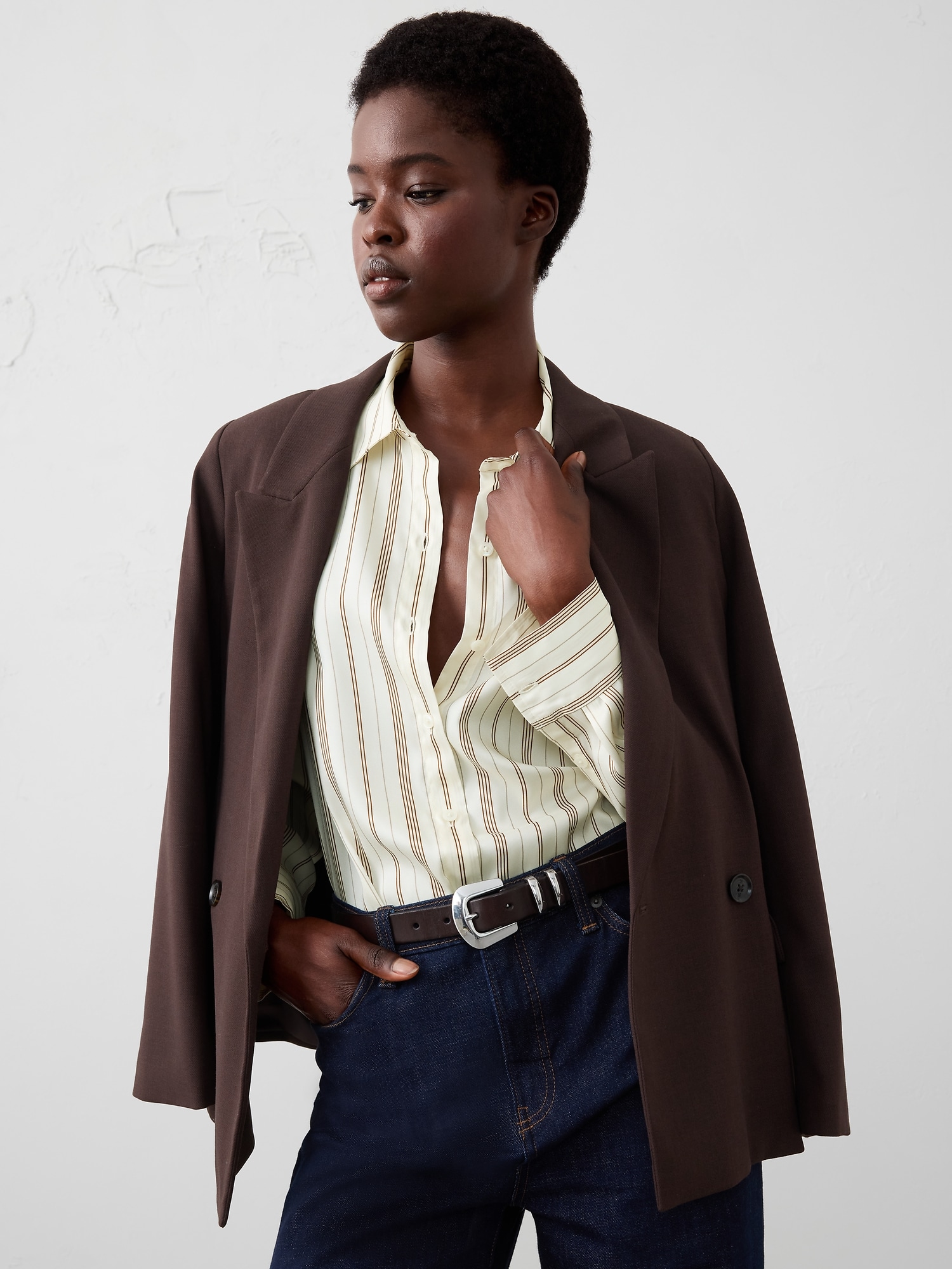 Image number 3 showing, Classic Silky Shirt