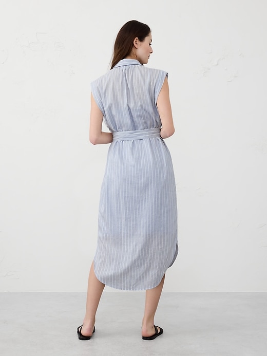 Voile Midi Shirtdress