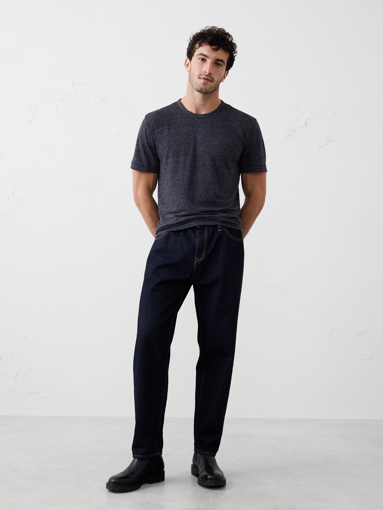 Linen-Blend T-Shirt