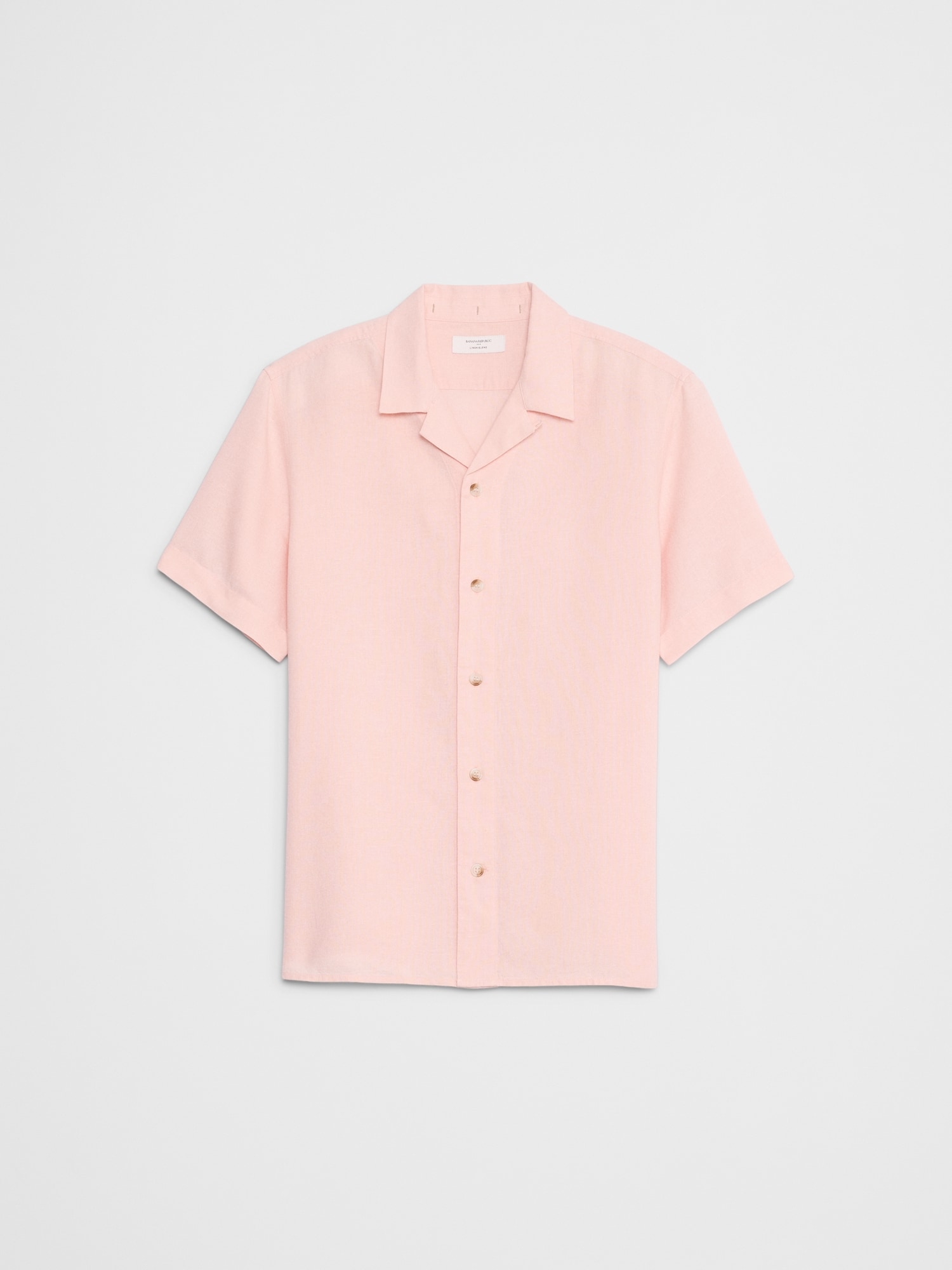 Standard Fit Linen-Blend Resort Shirt