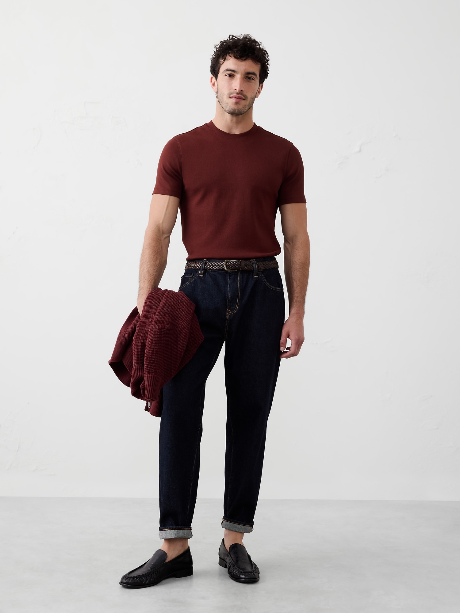 Mini Ribbed Shirt - Redwood Canopy