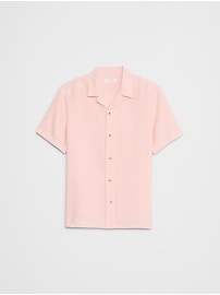Linen-Blend Resort Shirt