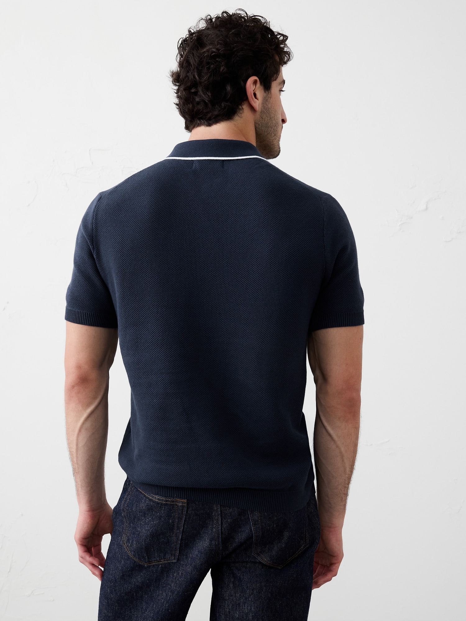 Image number 2 showing, Tipped Textured Polo