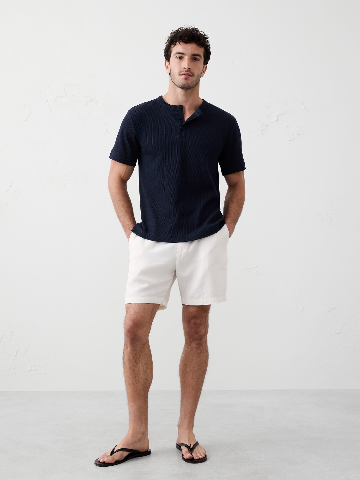Textured Henley