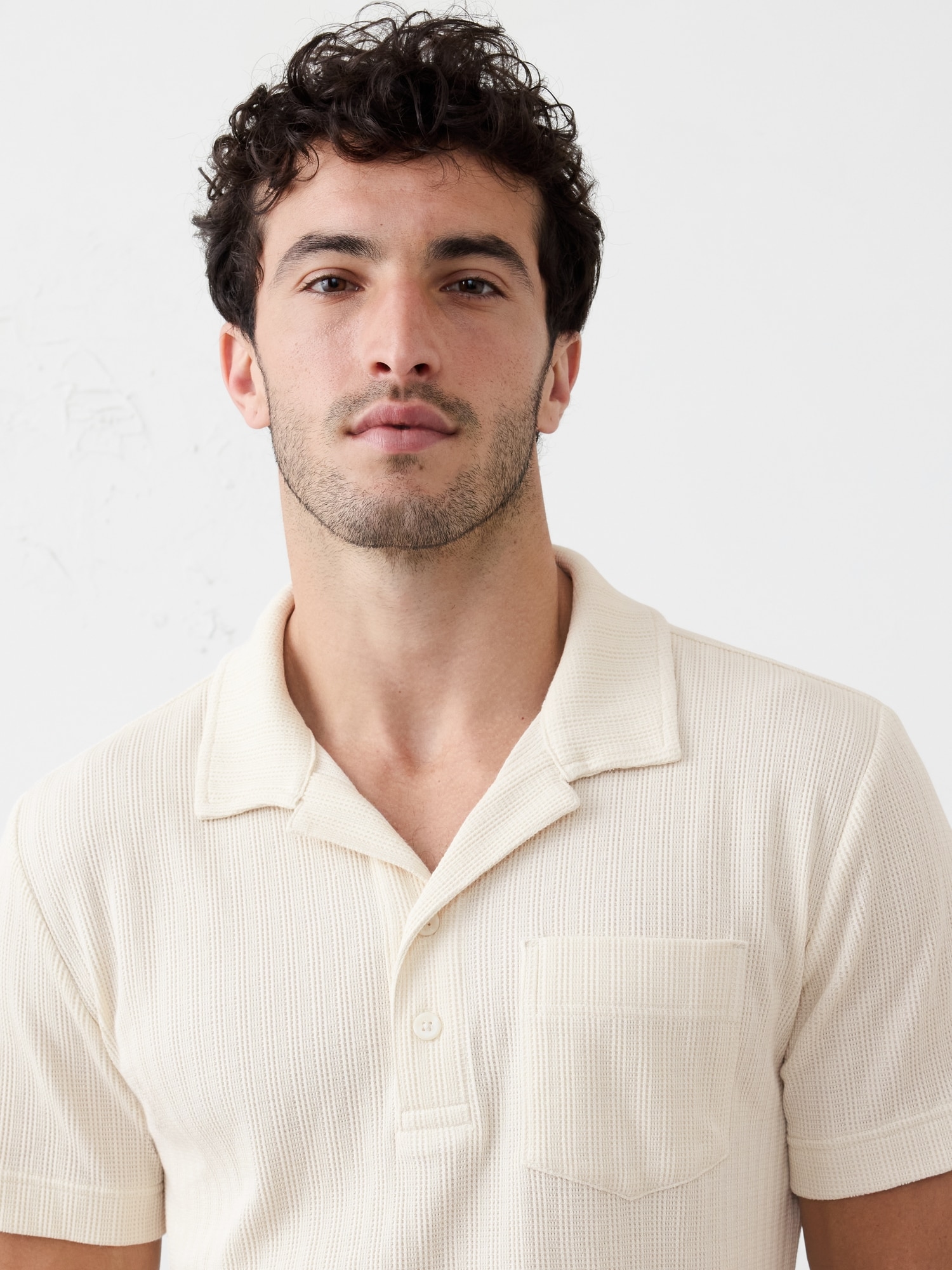 Image number 3 showing, Textured Pocket Polo