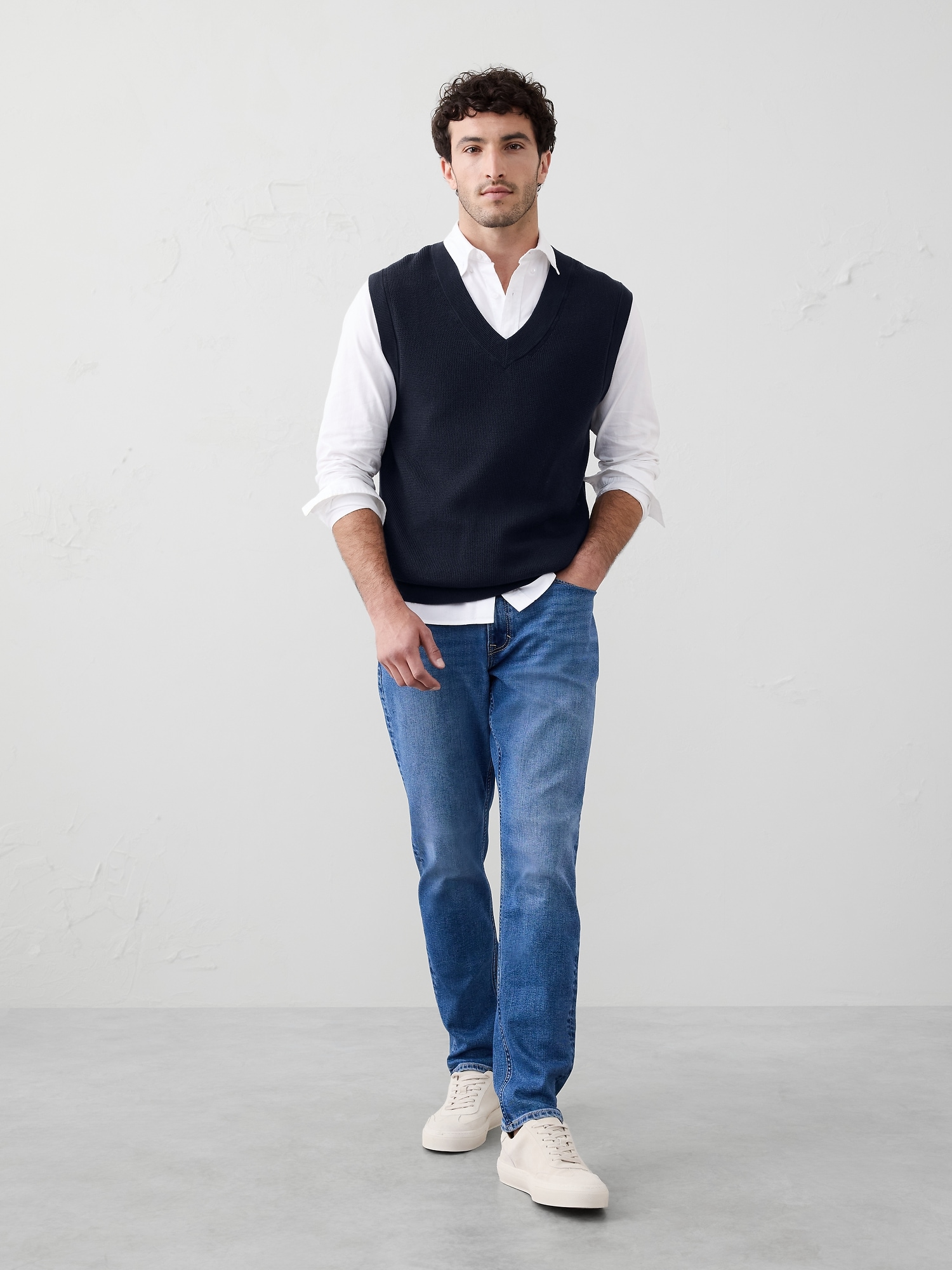 Refined Vest - Blue