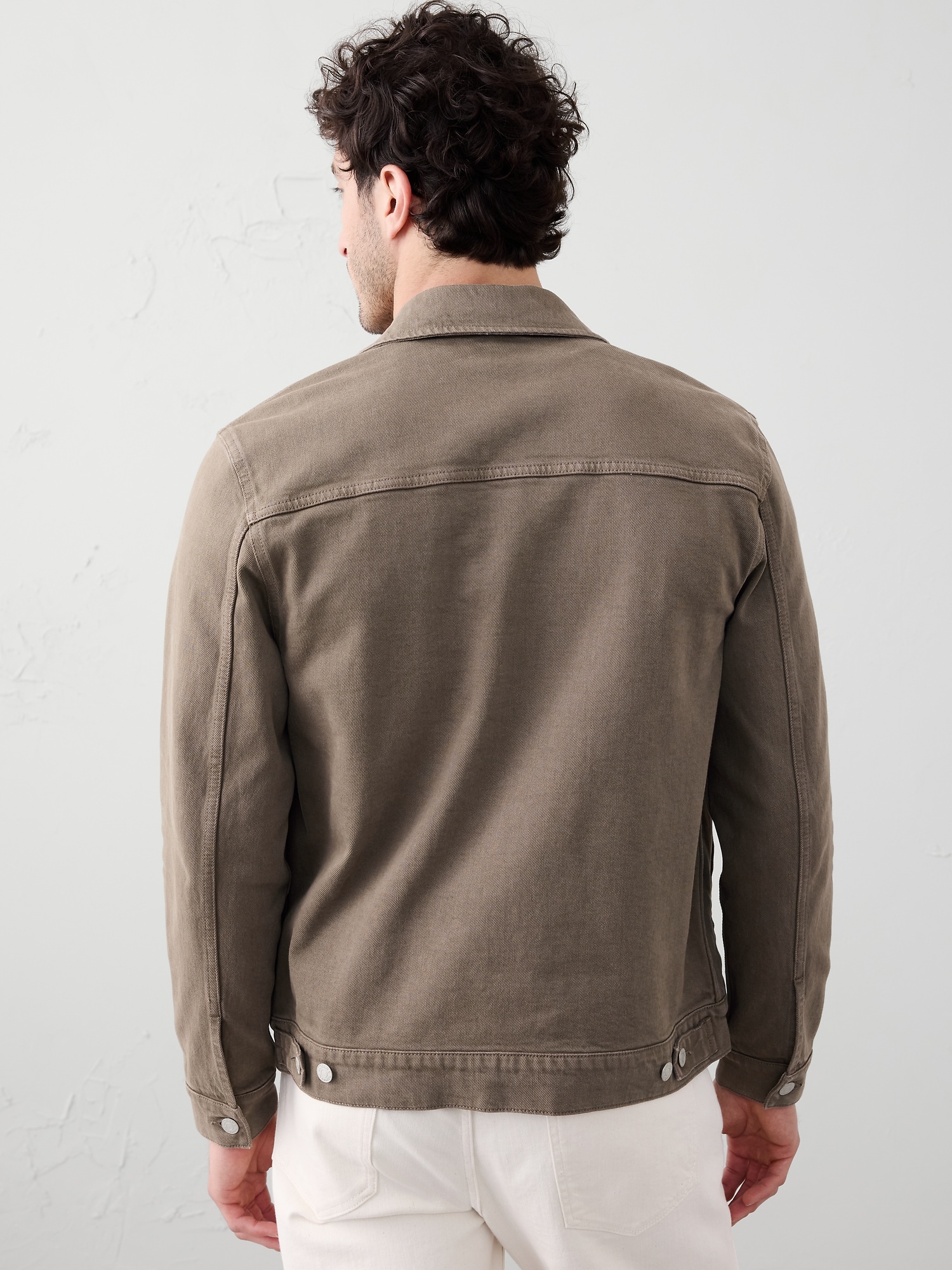 Garment Dyed Trucker Jacket