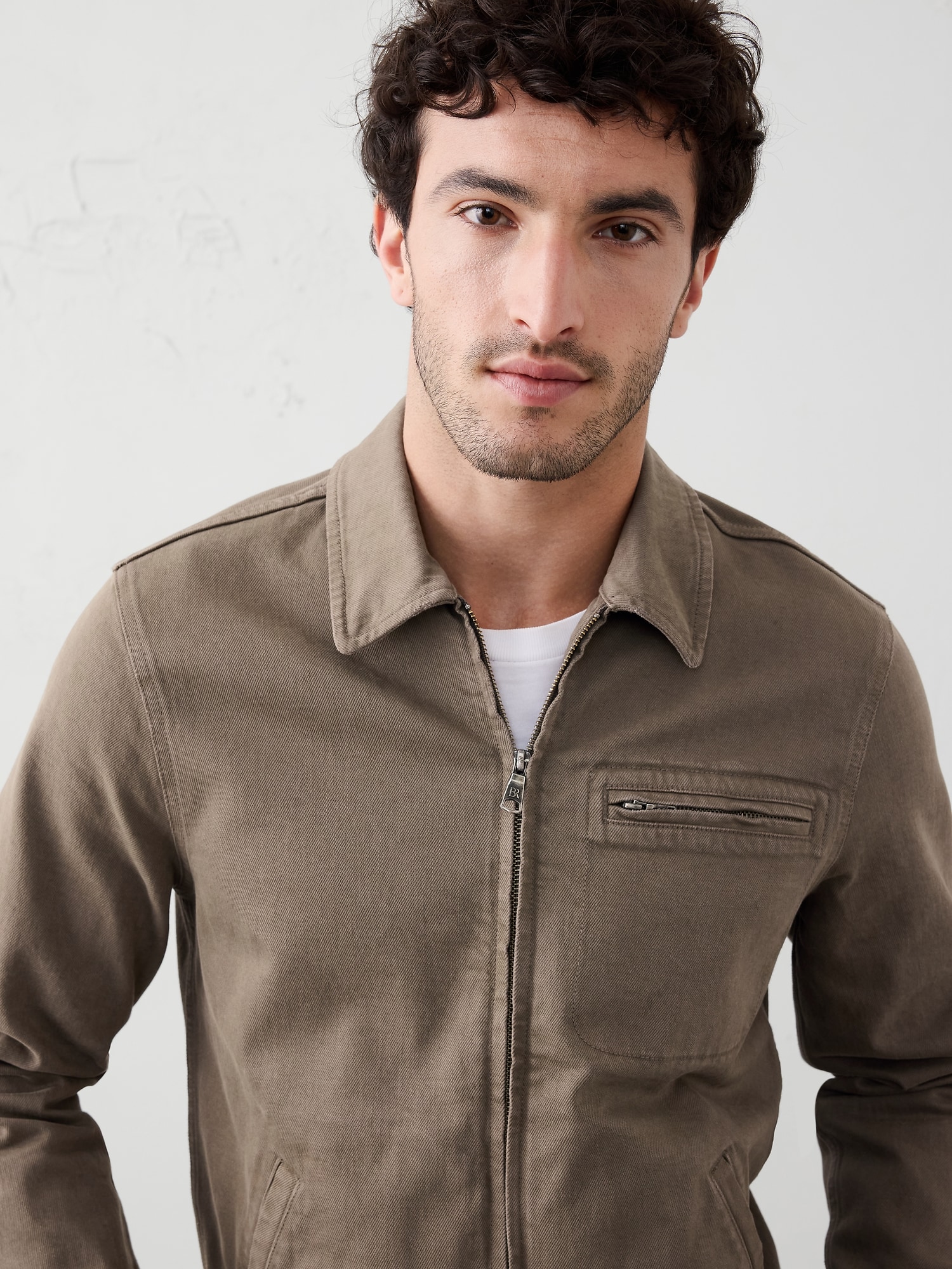 Garment Dyed Trucker Jacket