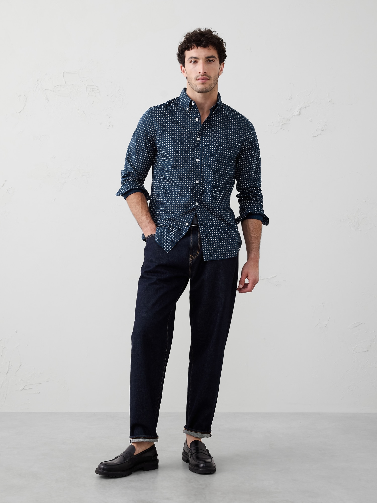 Image number 6 showing, Slim Softwash Cotton Shirt