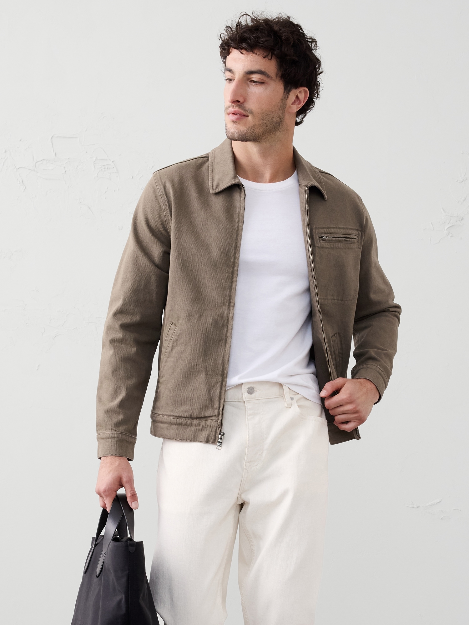 Garment Dyed Trucker Jacket