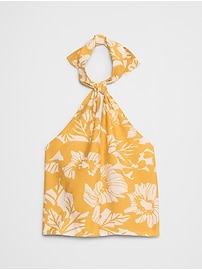 Knot-Front Halter Top