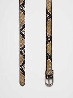 BARNEYS NEW YORK Skinny Snake Belt, Excellent New Condition 27286 MEDIUM Barneys New York | Accessories | Authentic Barneys New York  main image 2