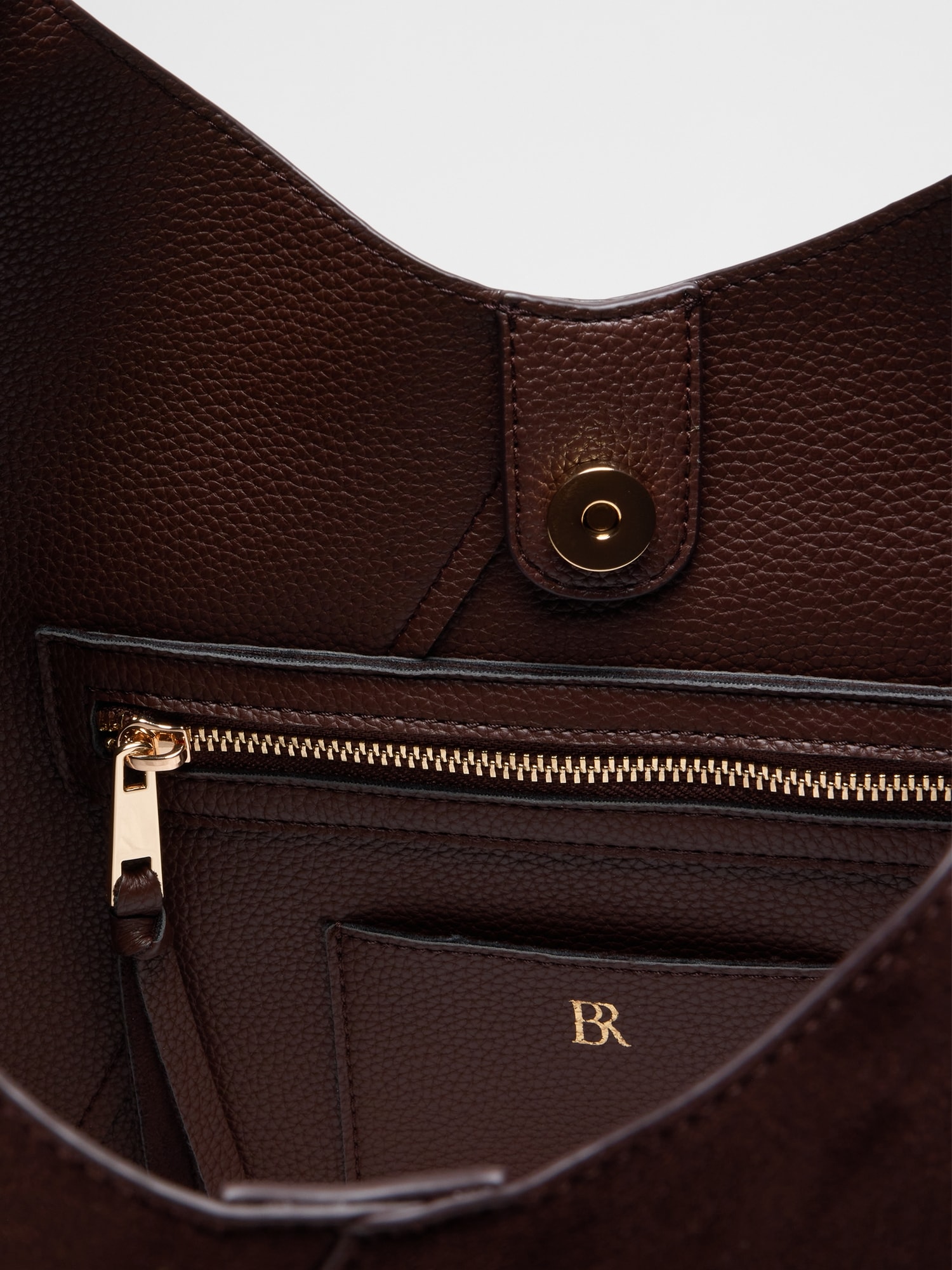 Image number 6 showing, Vegan Leather Slouchy Tote