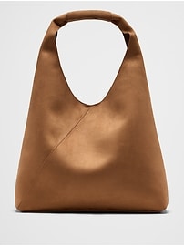 Vegan Leather Slouchy Tote