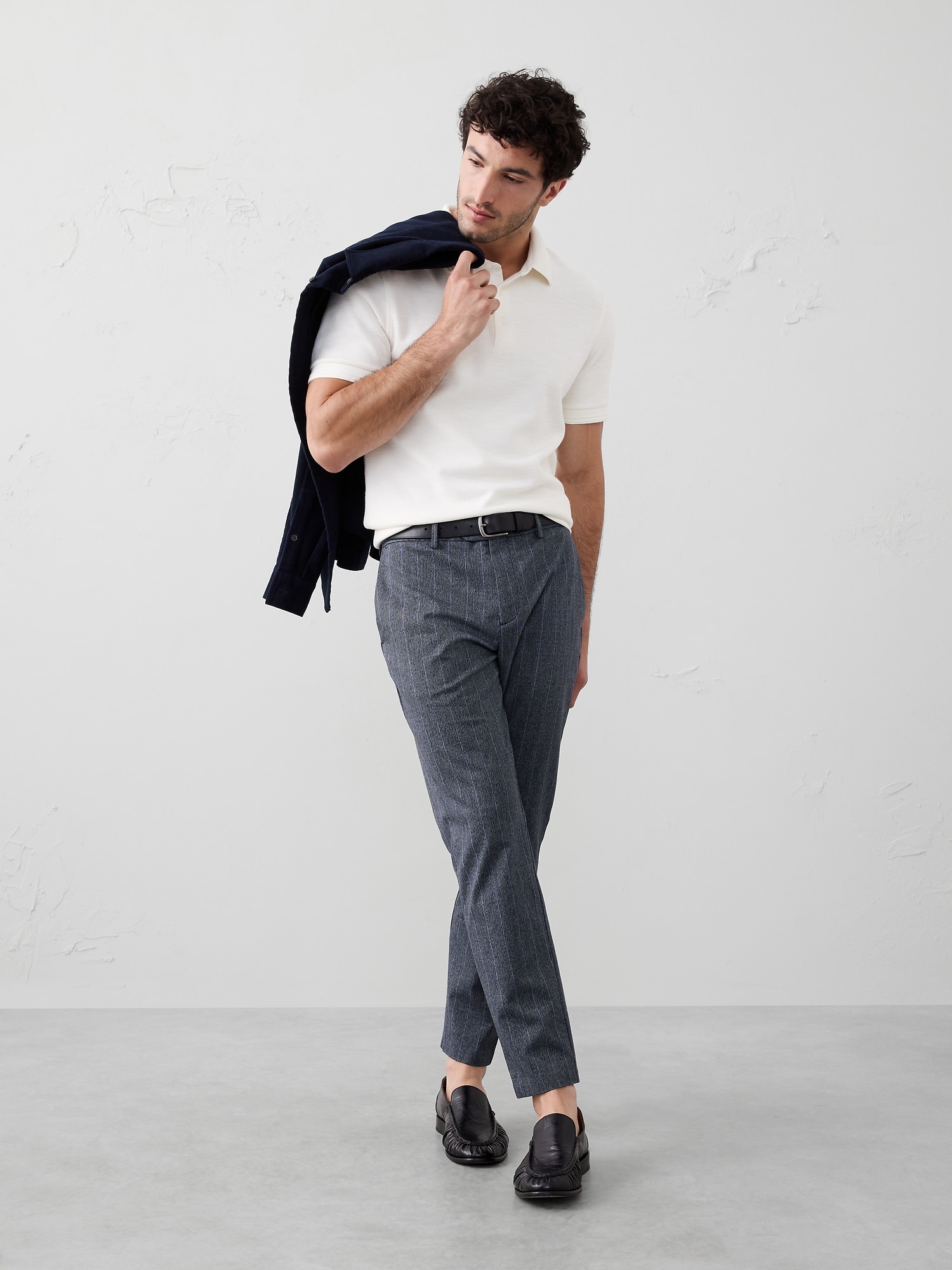 Slim Tapered Grayson Pant - Blue