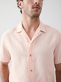 Linen-Blend Resort Shirt
