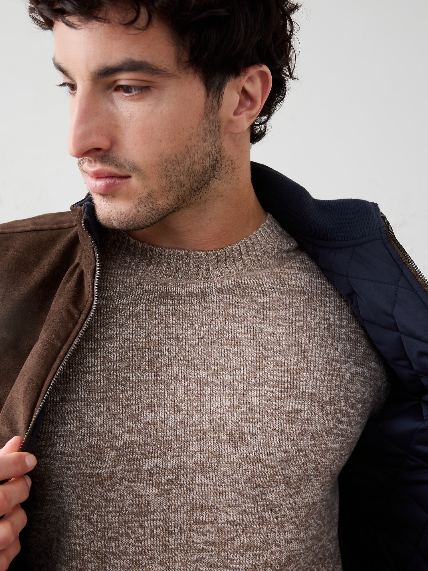 Image number 3 showing, Vegan Suede Reversible Vest
