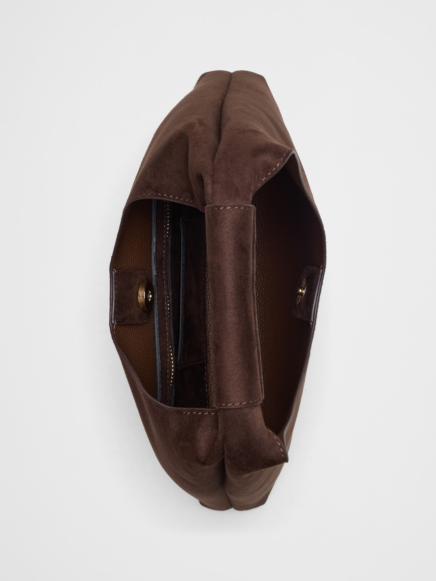 Image number 5 showing, Vegan Leather Mini Slouchy Tote