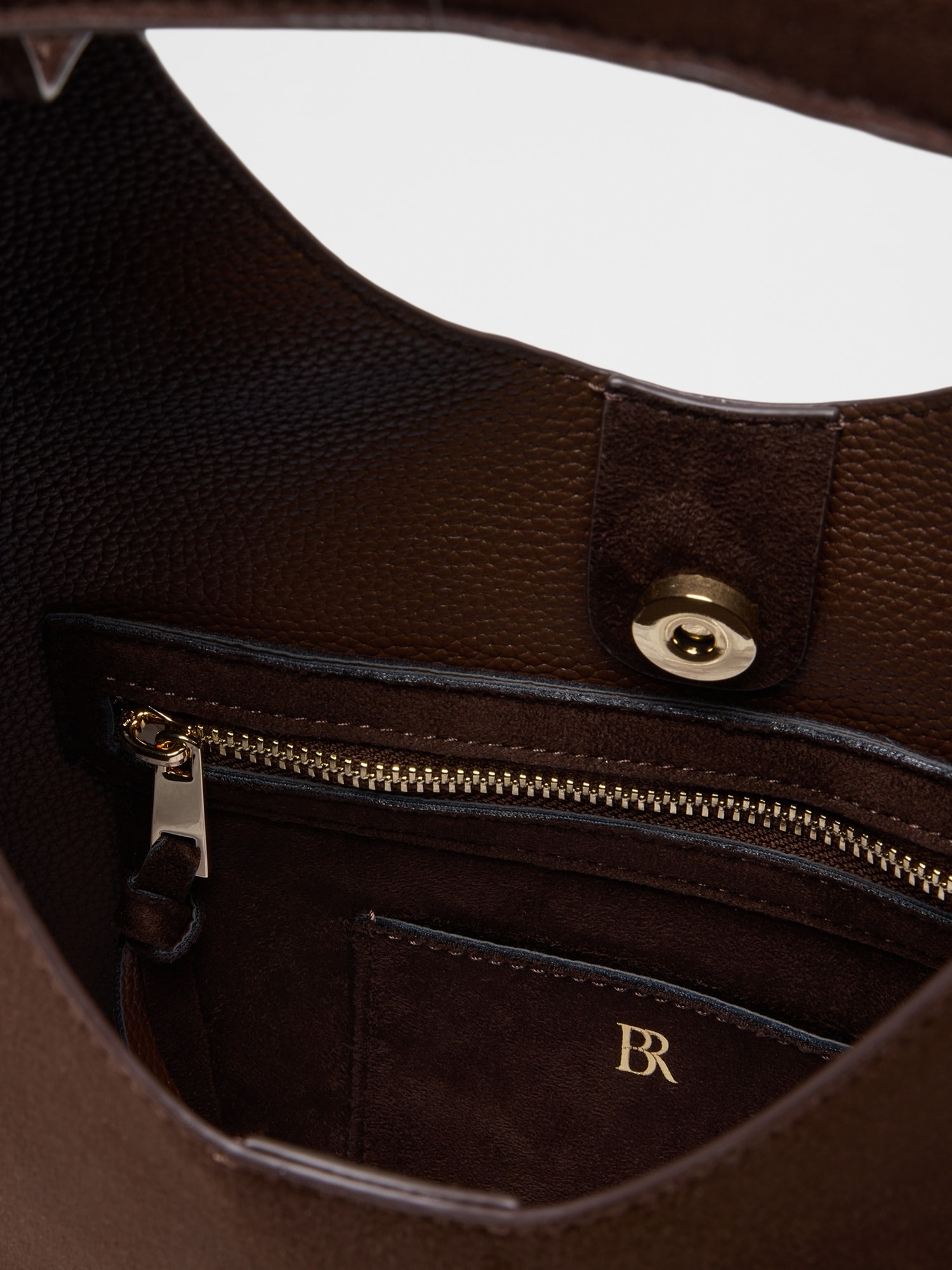 Image number 6 showing, Vegan Leather Mini Slouchy Tote