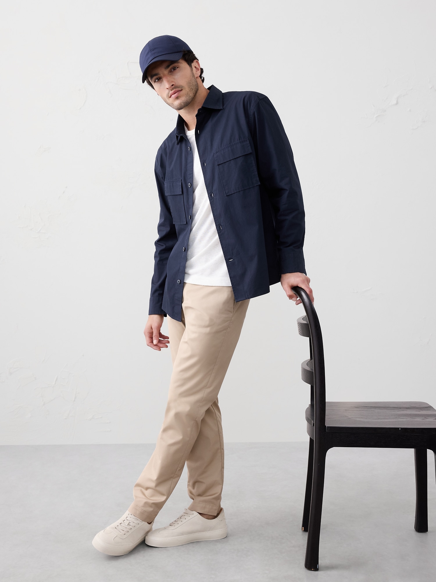 Image number 3 showing, Poplin Overshirt
