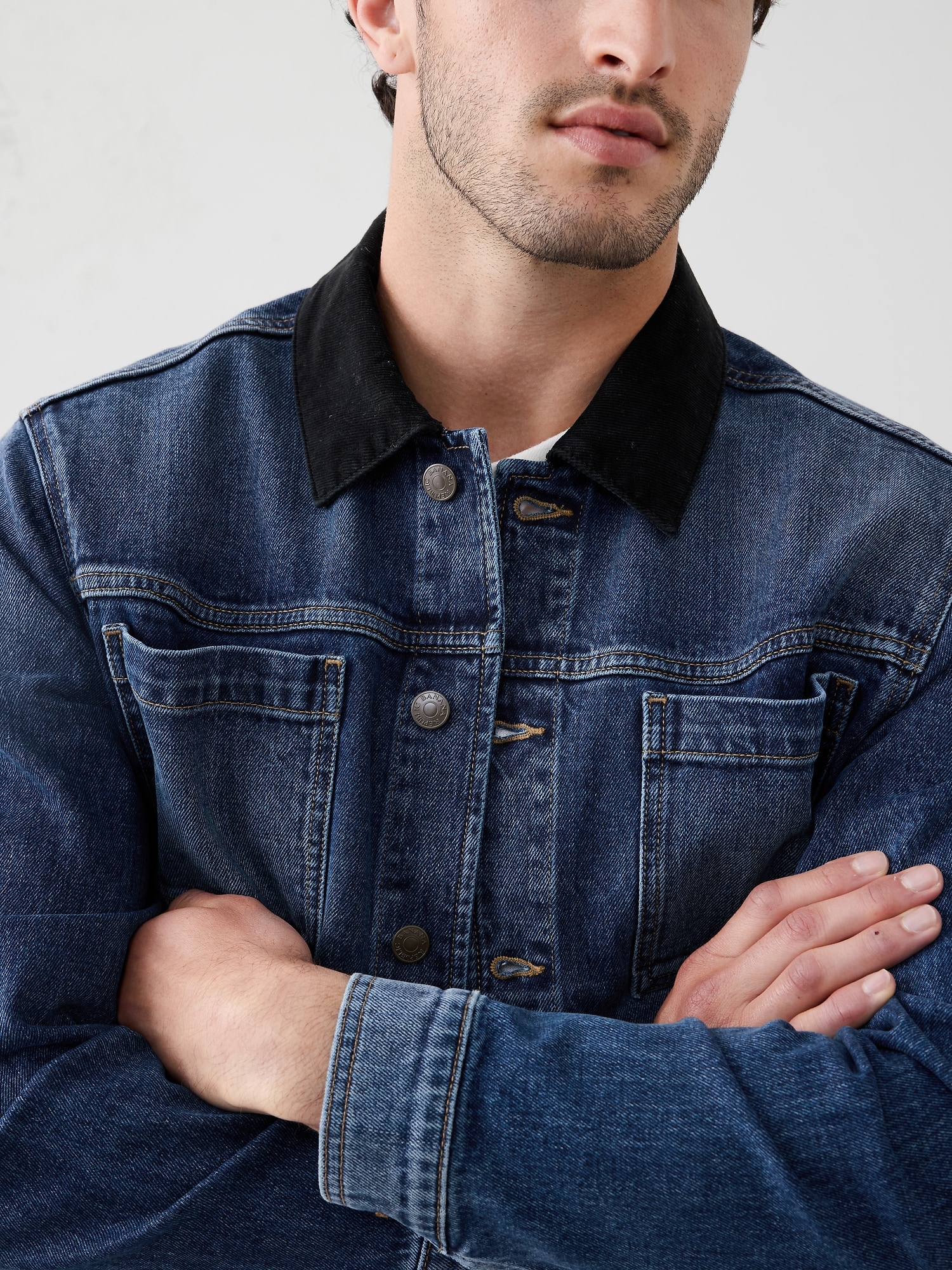 Image number 3 showing, Denim Trucker Jacket