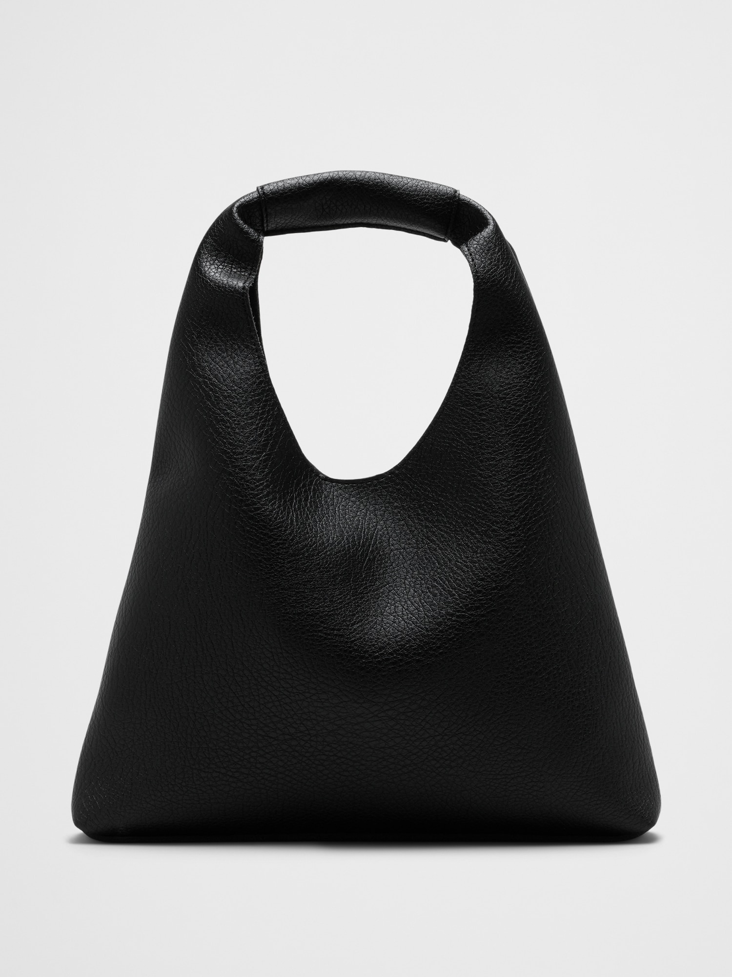 Image number 1 showing, Vegan Leather Mini Slouchy Tote