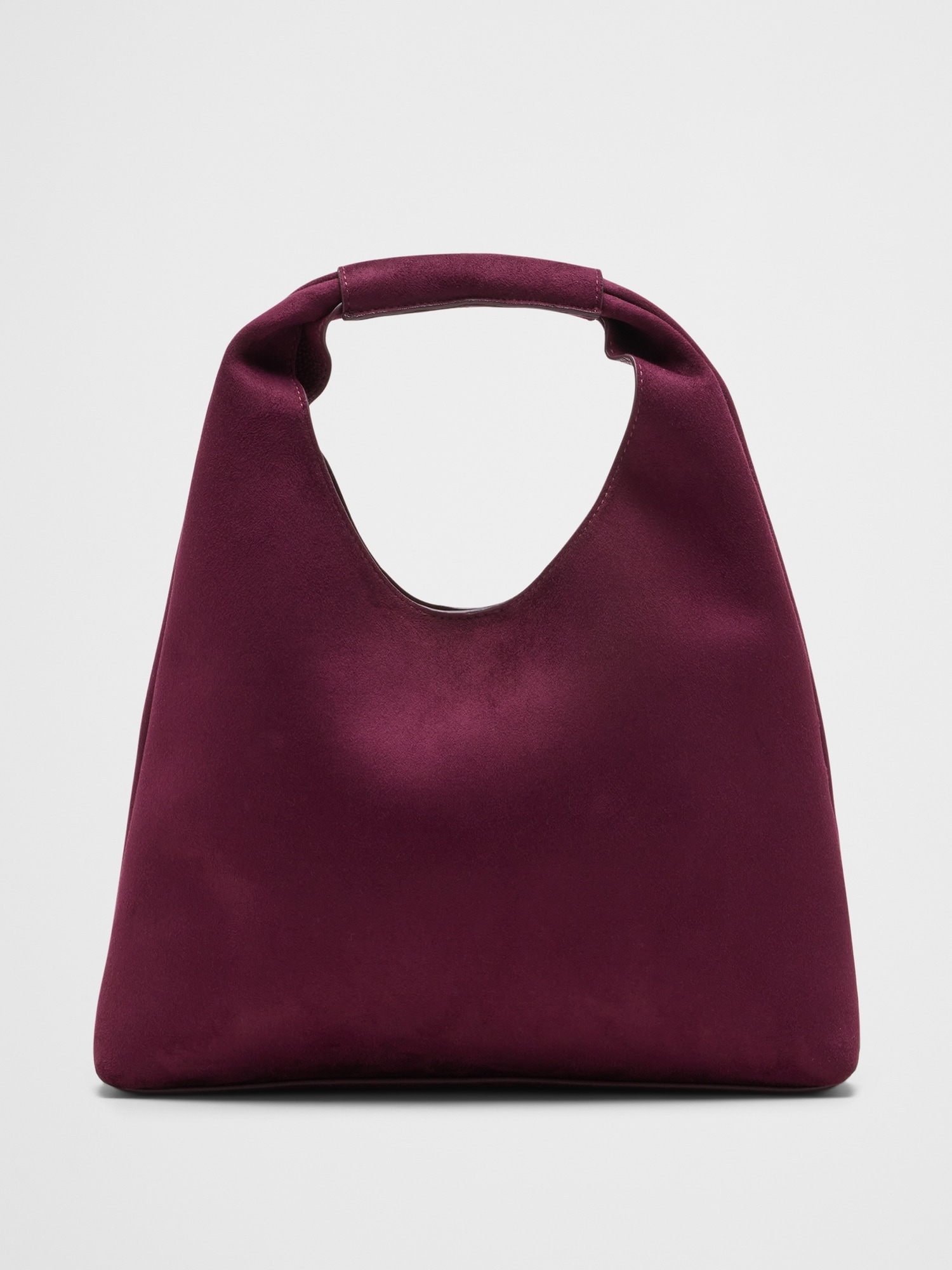 Image number 1 showing, Vegan Leather Mini Slouchy Tote