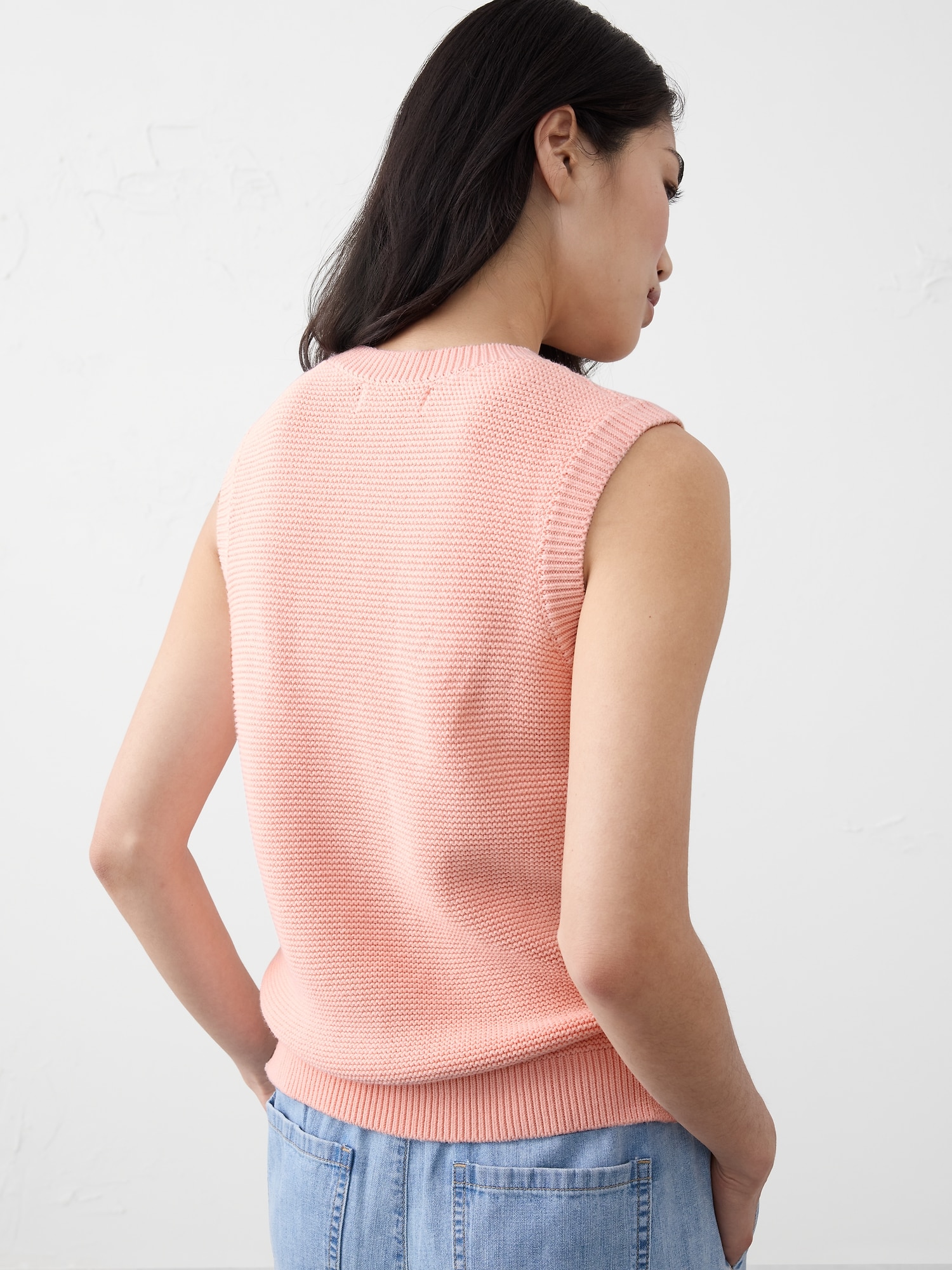 Textured Sweater Tank