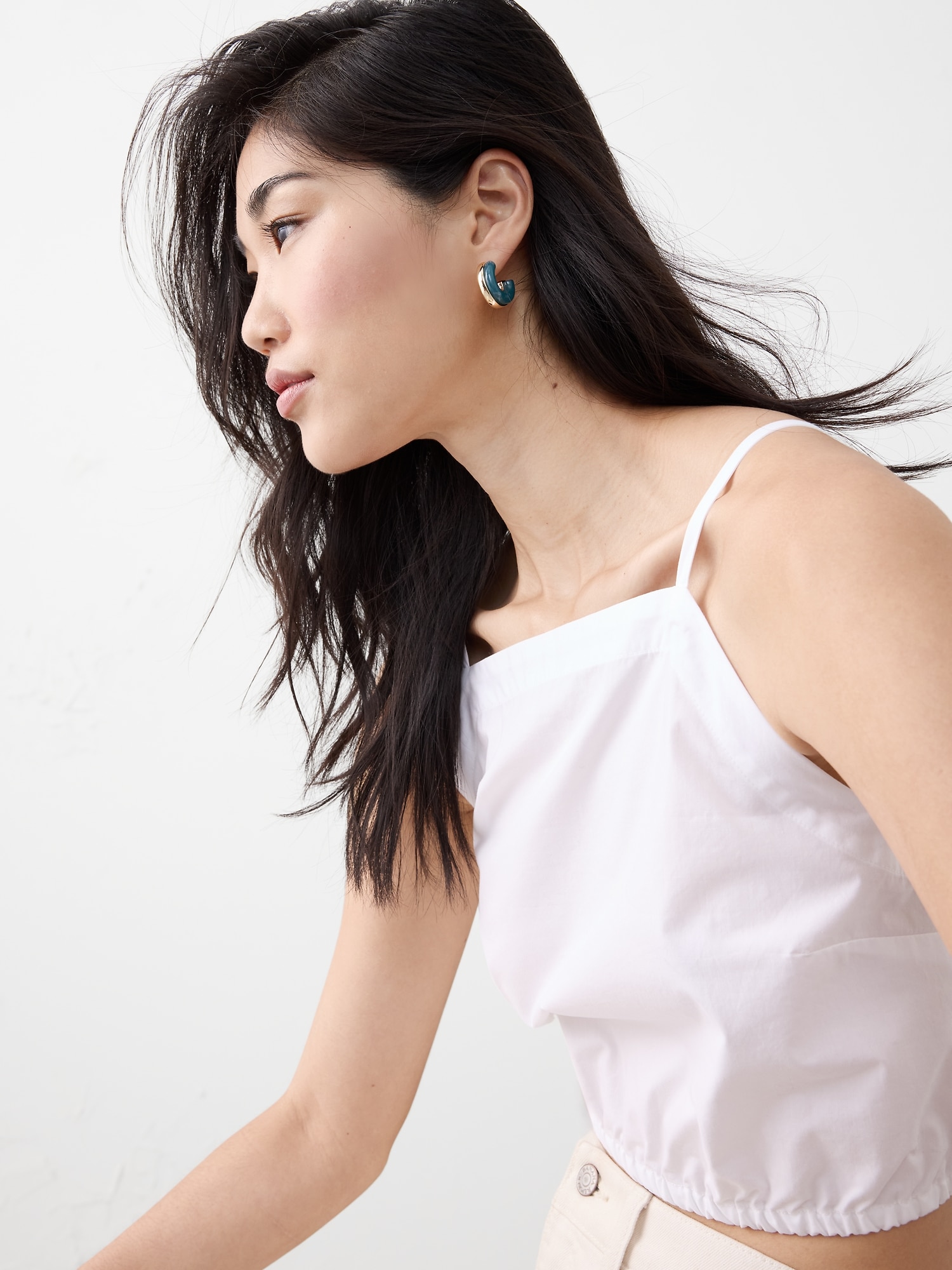 Resin Round Earrings