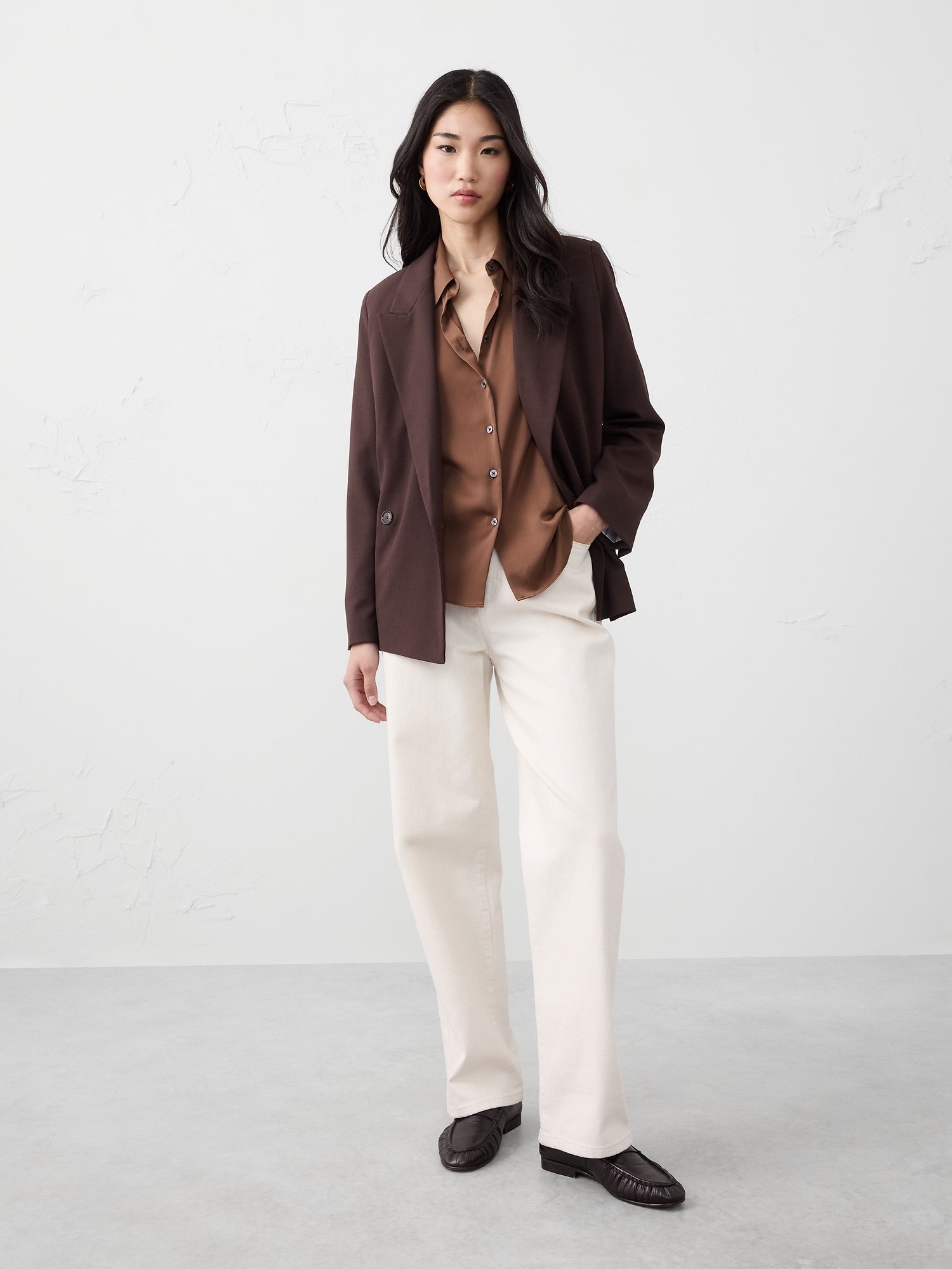 Image number 3 showing, Silky Collared Top