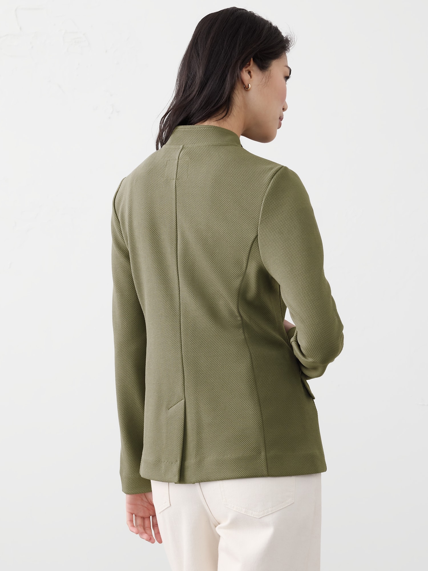 Image number 5 showing, Knit Pique Blazer