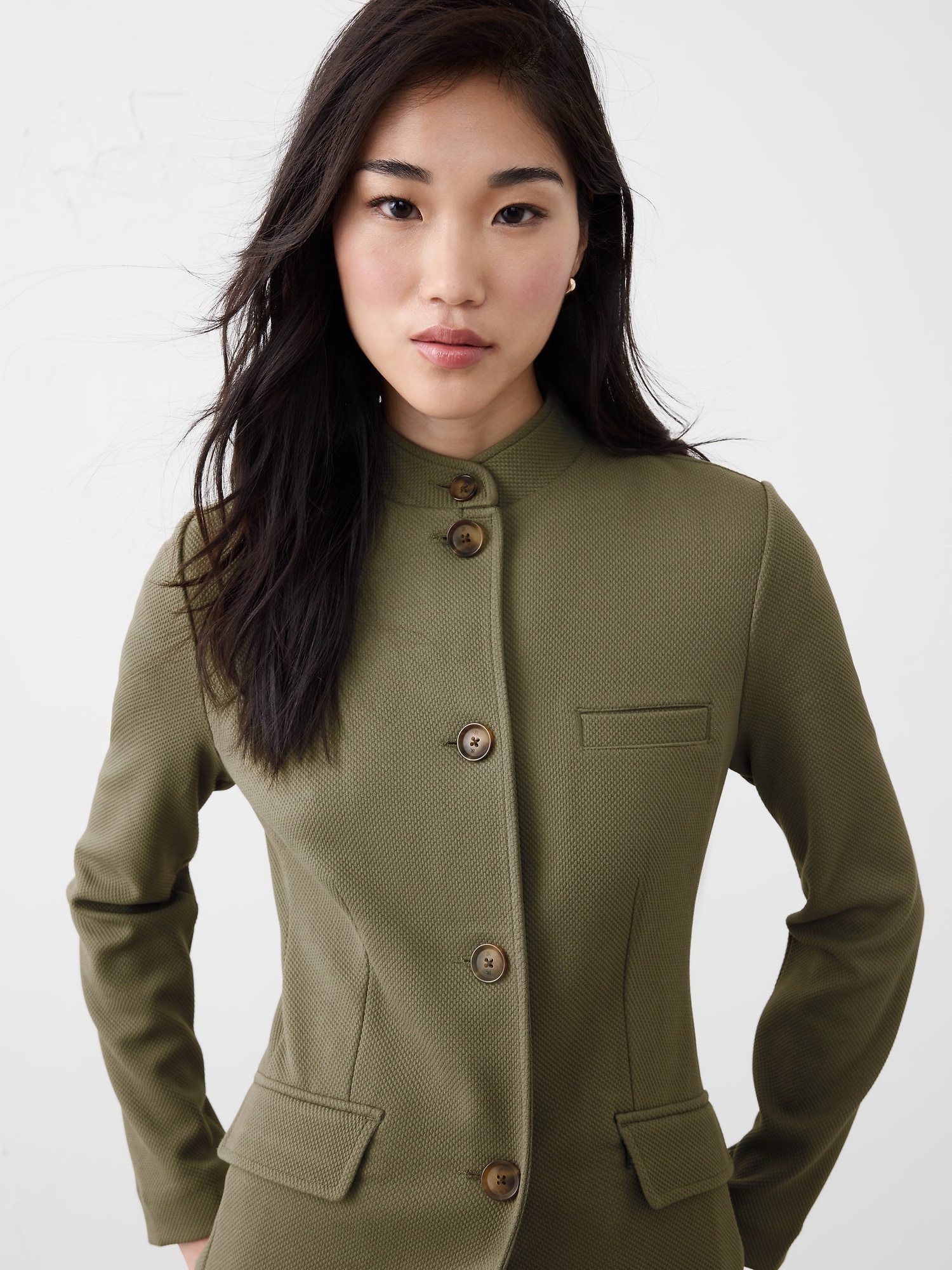 Image number 6 showing, Knit Pique Blazer