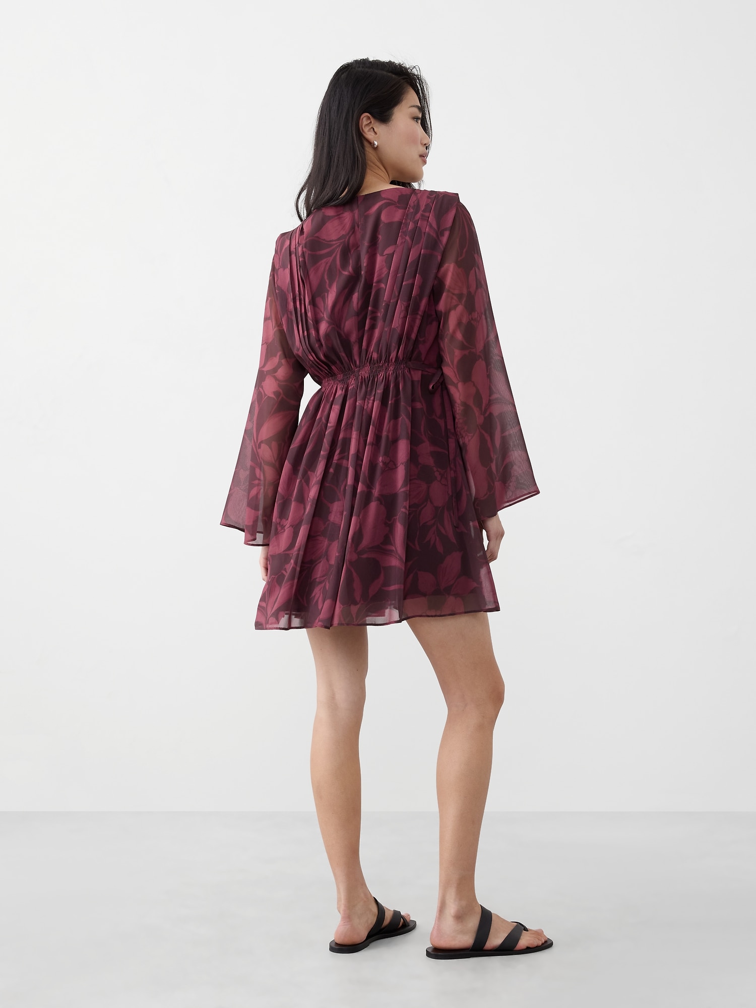 Image number 2 showing, Chiffon Side-Tie Mini Dress