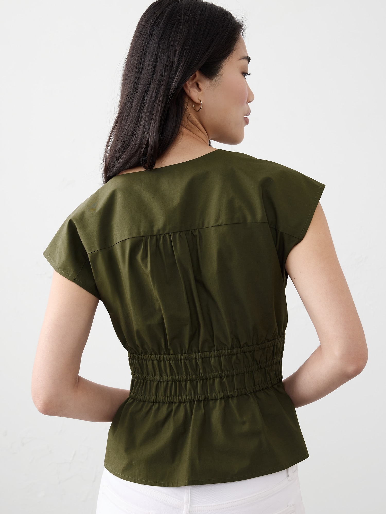 Image number 2 showing, Elastic Surplice Top