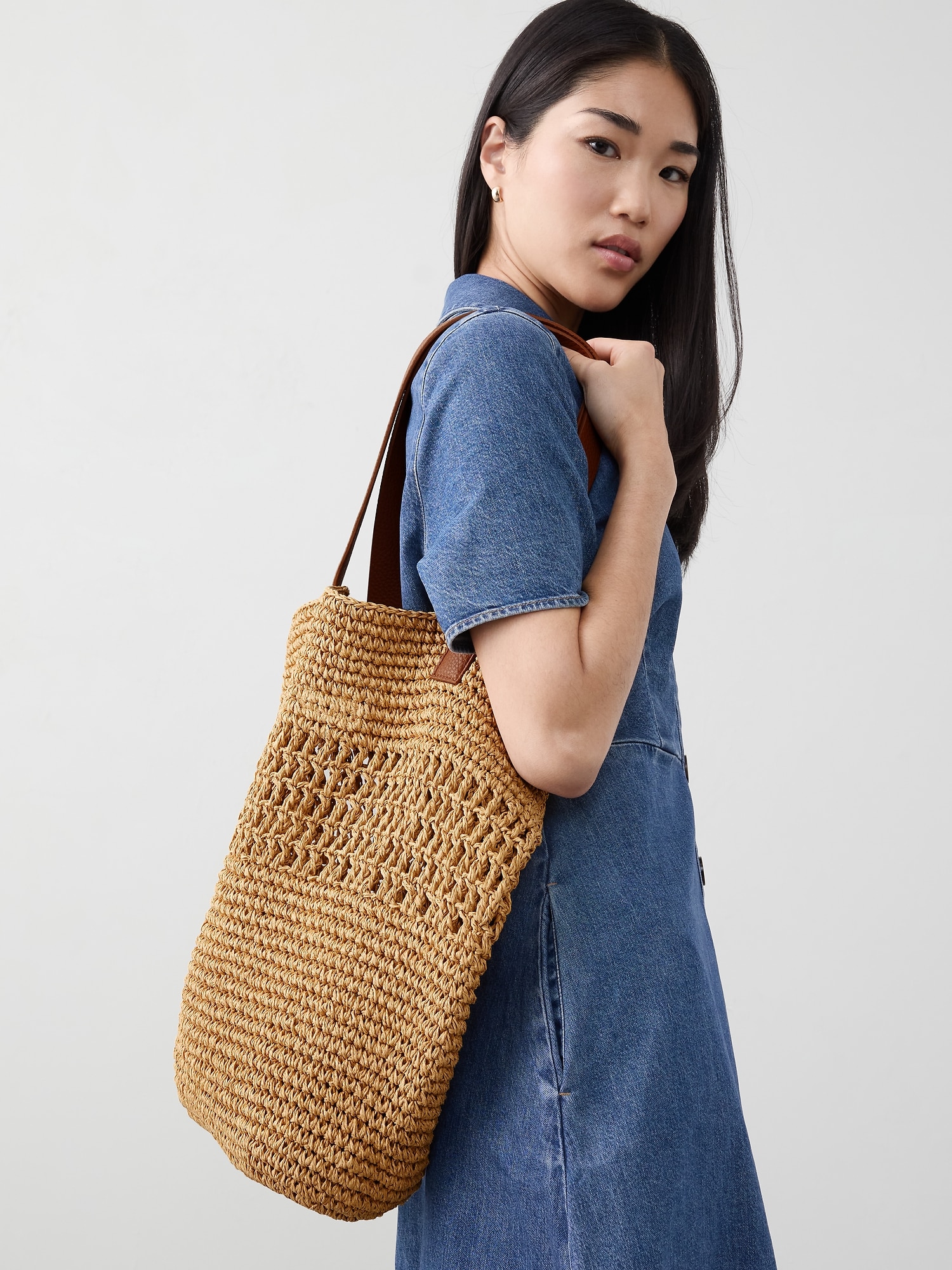 Straw Market Tote