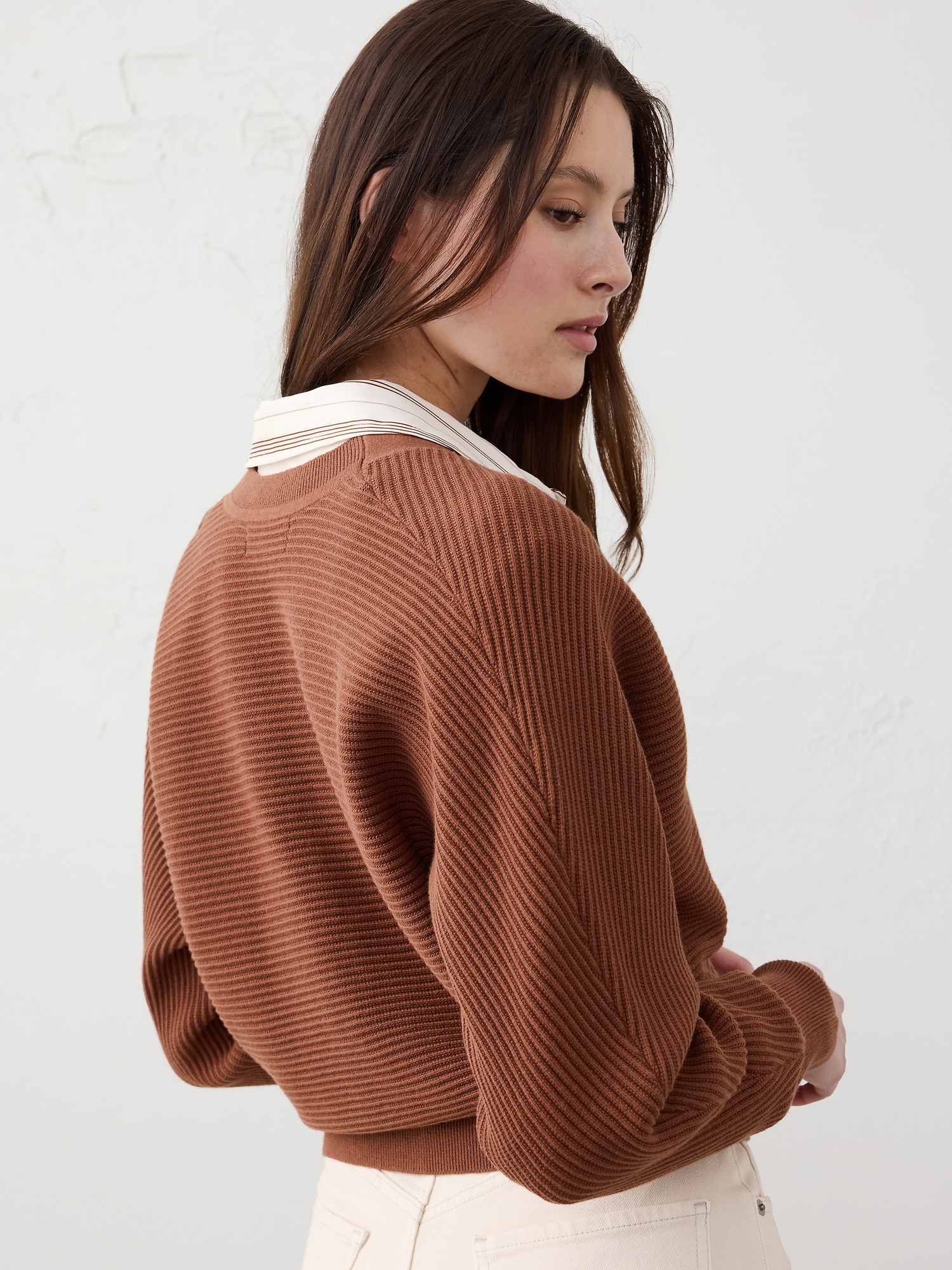 Image number 2 showing, Horizontal Ribbed Cardigan