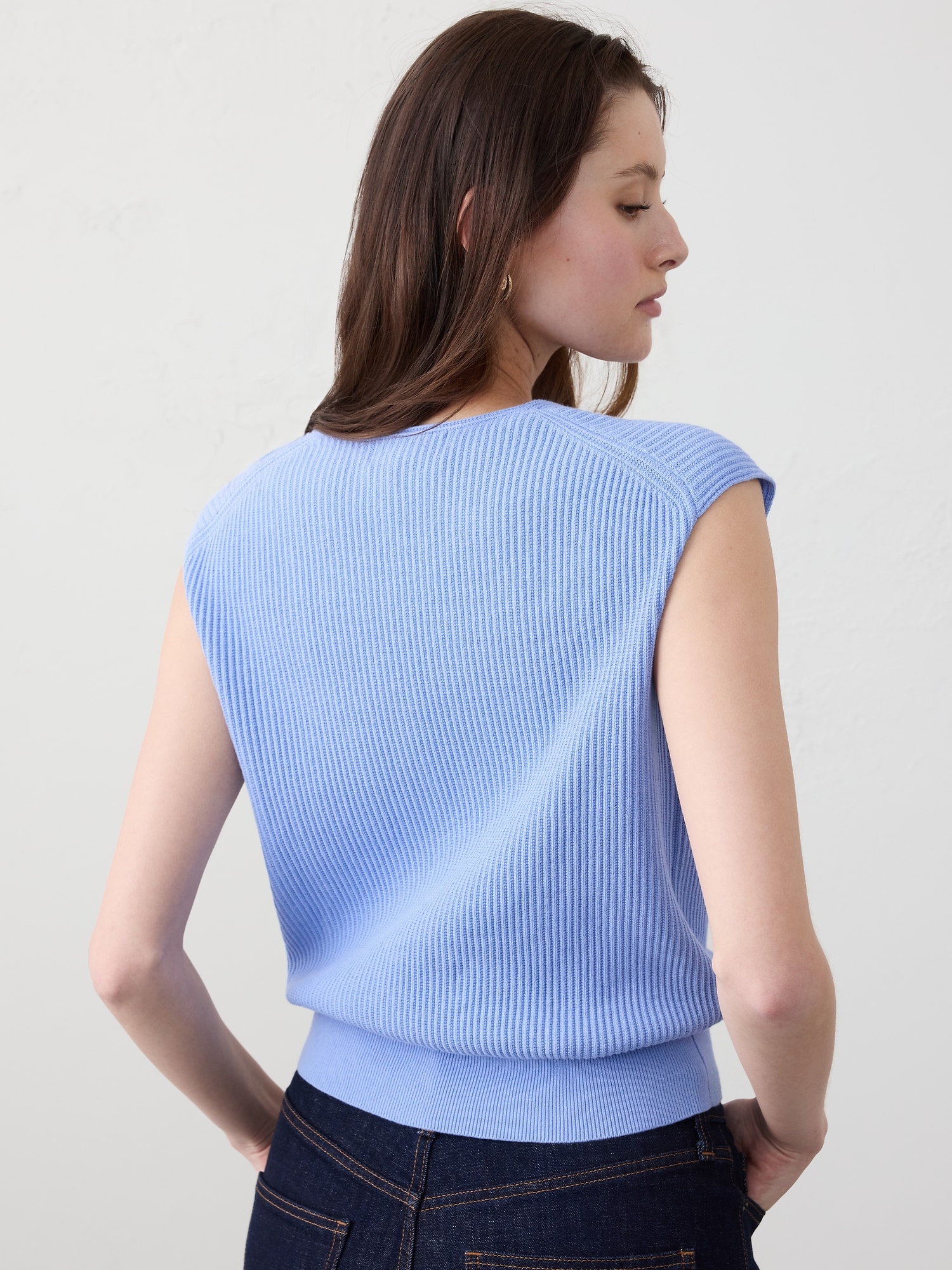 Image number 2 showing, Ribbed Sweater Shell