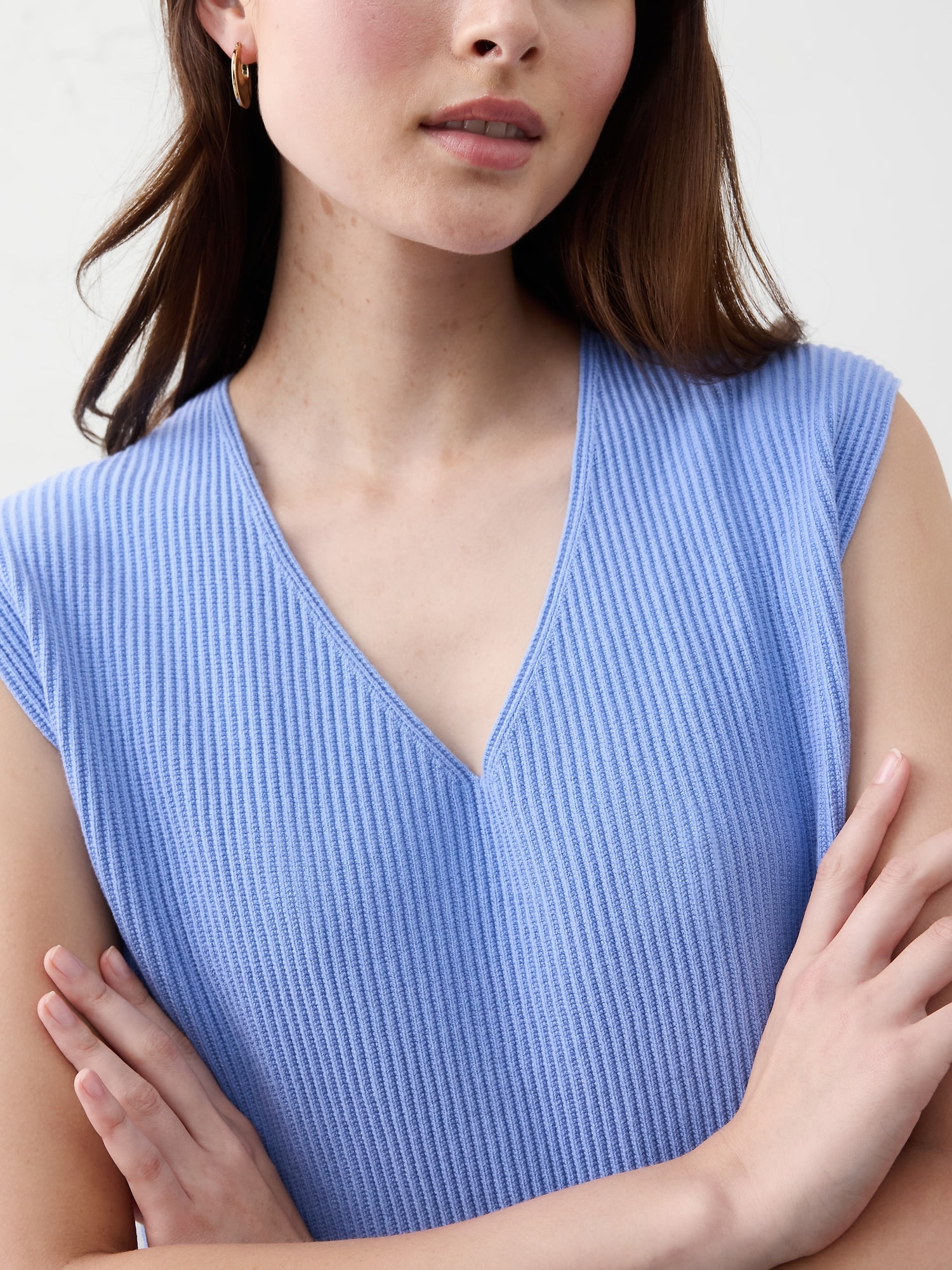 Image number 3 showing, Ribbed Sweater Shell