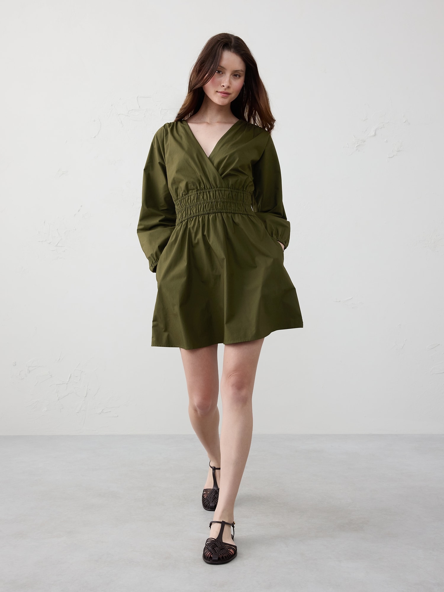 Image number 1 showing, Waist-Seam Mini Dress
