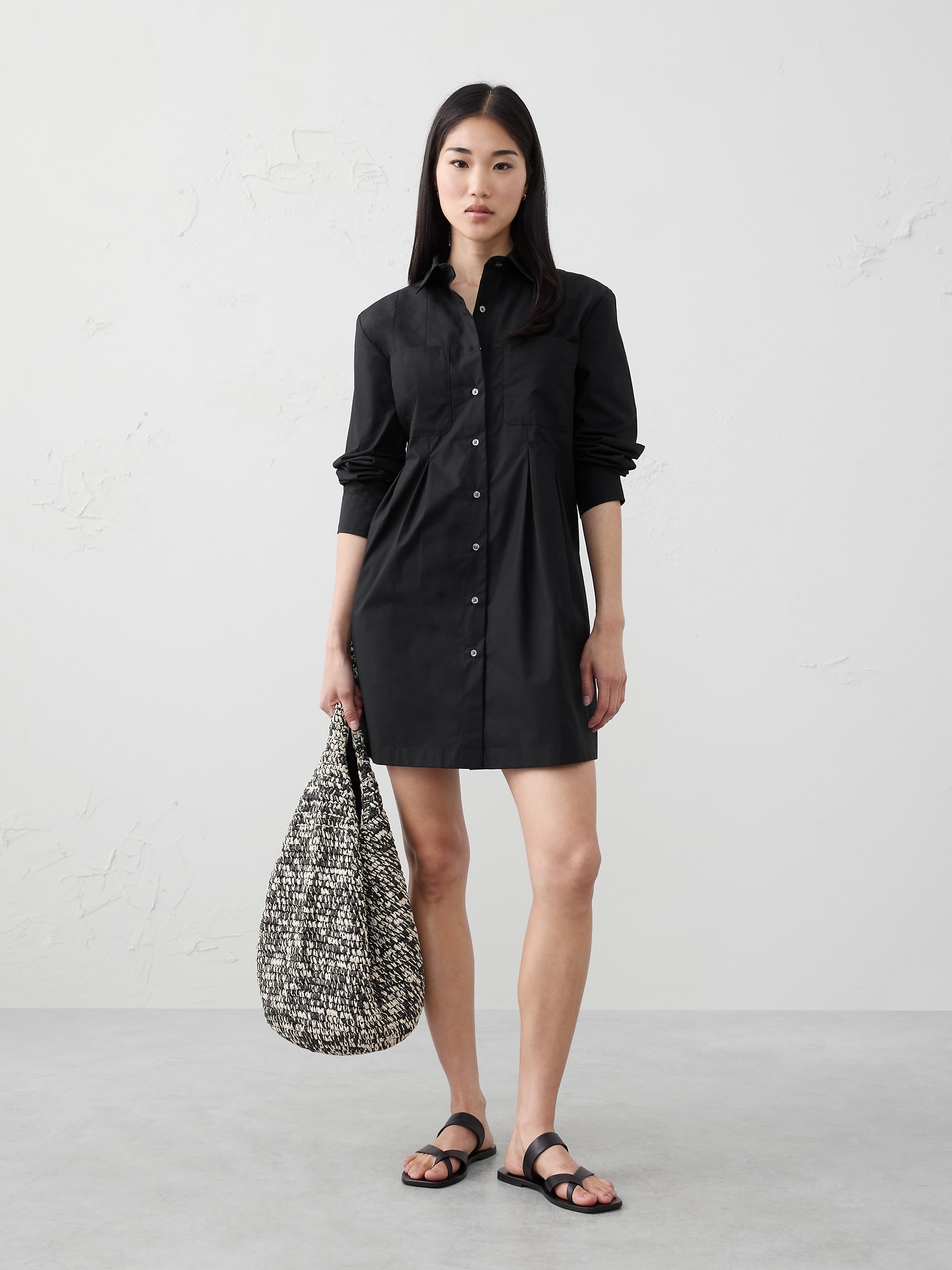 Image number 1 showing, Pocketed Mini Shirtdress