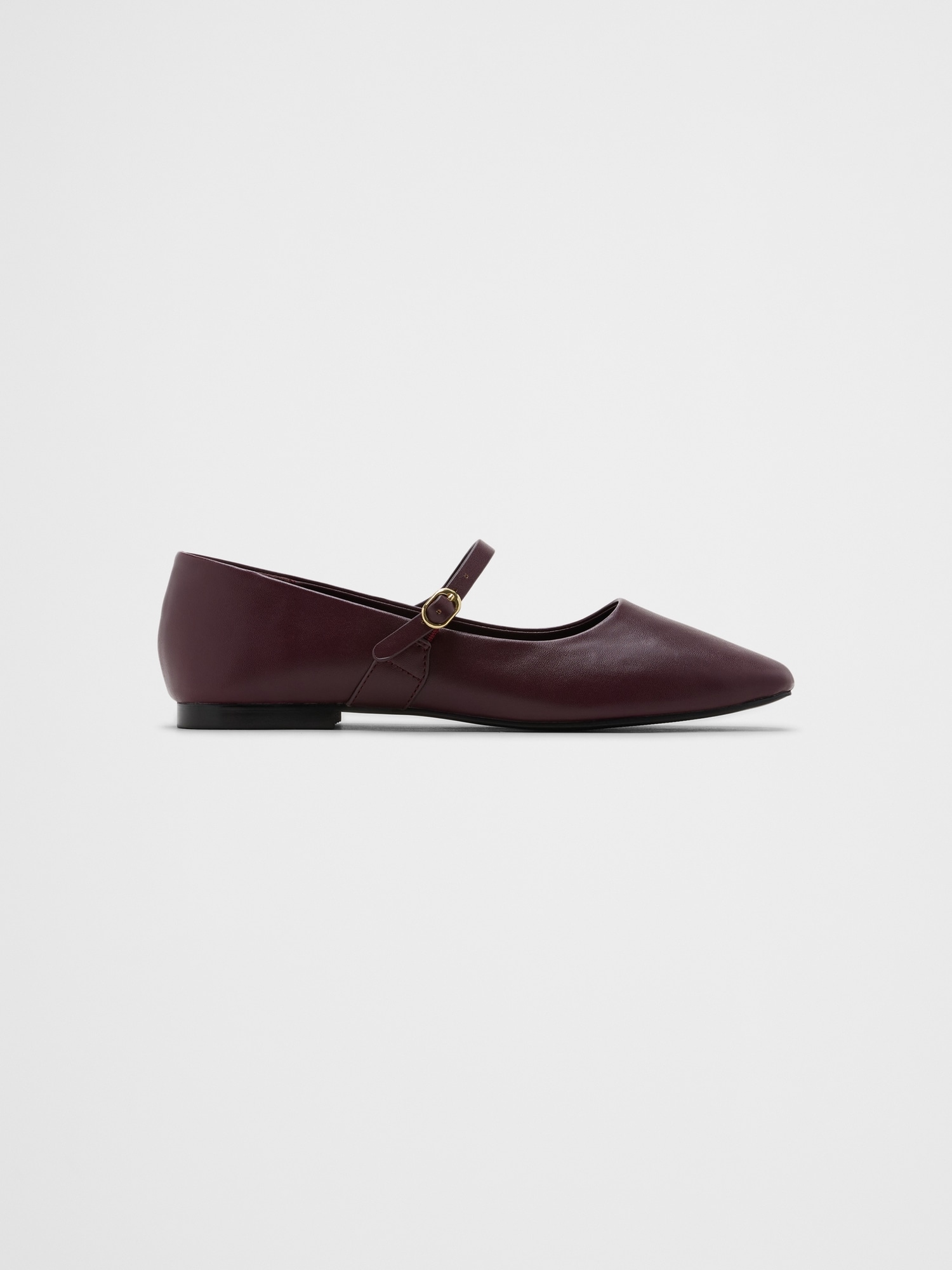 Vegan Leather Maryjane Ballet Flat - Purple