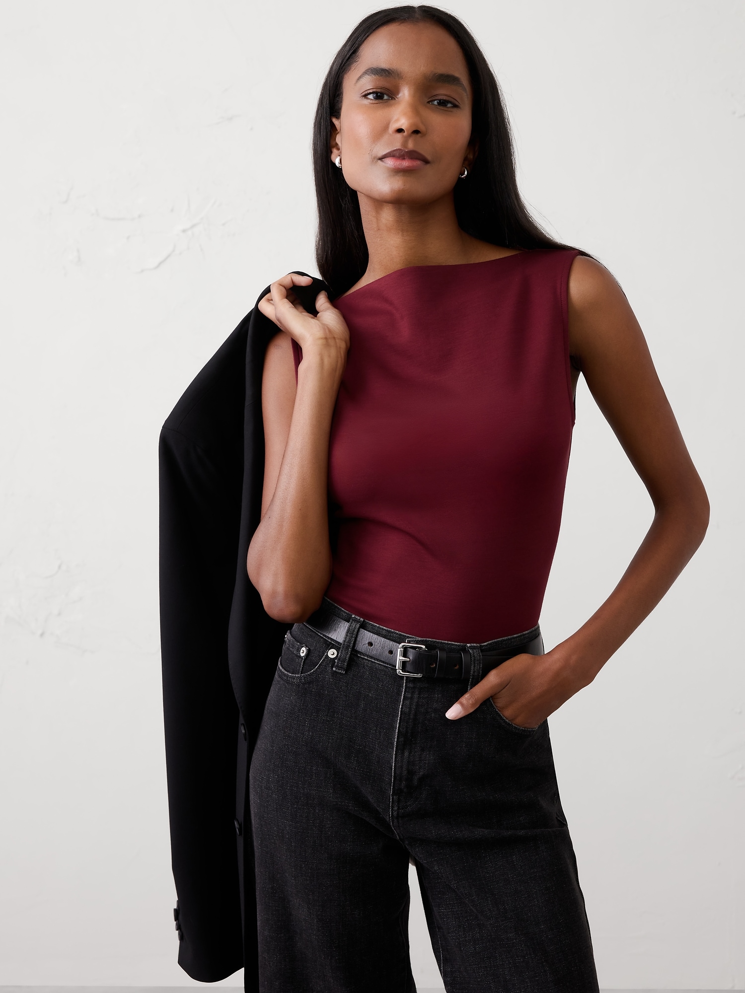 Image number 3 showing, Soft Touch Scuba Slash-Neck Tank