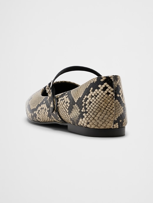 Vegan Leather Maryjane Ballet Flat