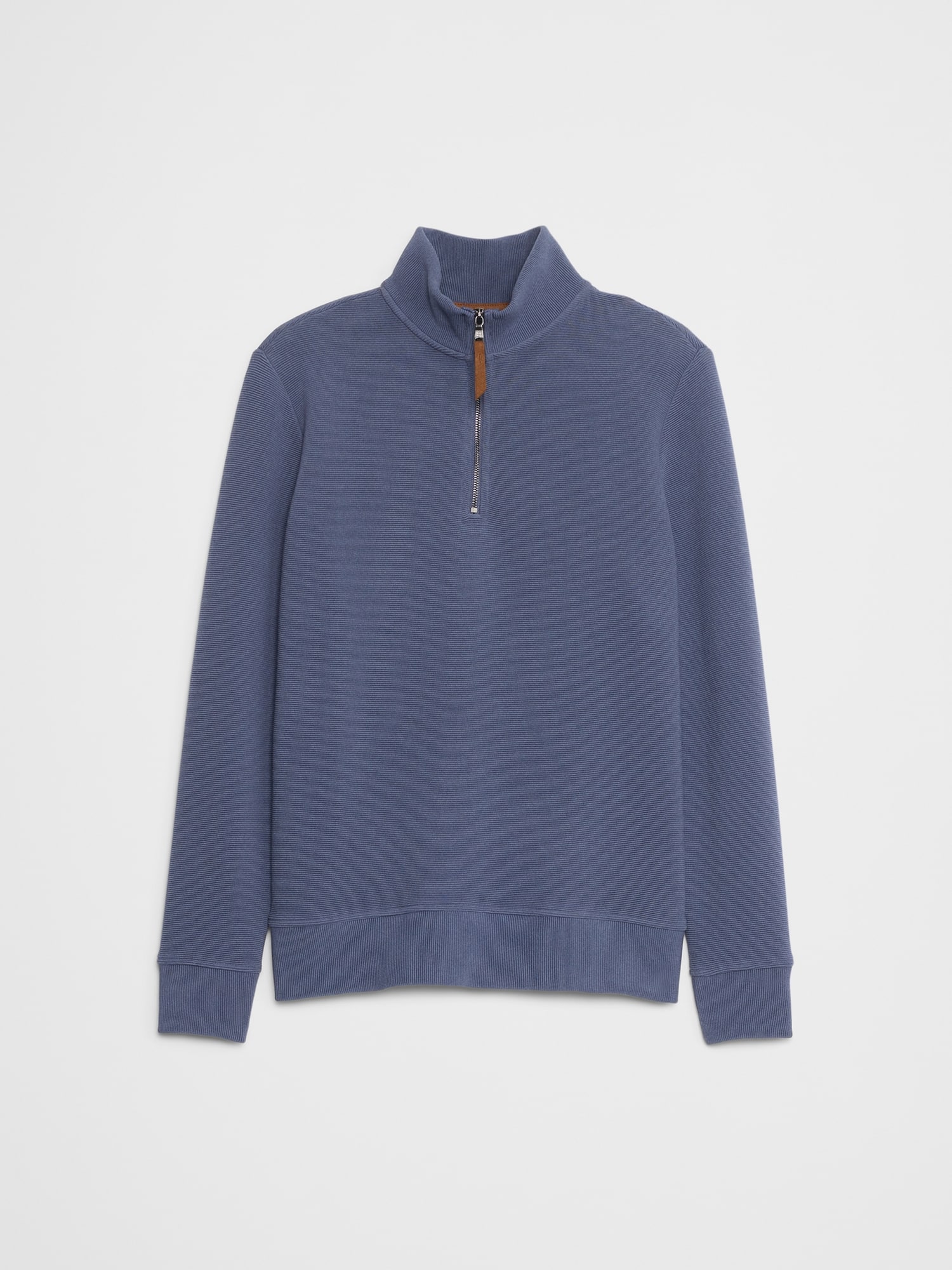 Image number 4 showing, Knit Mock-Neck Half-Zip Sweatshirt