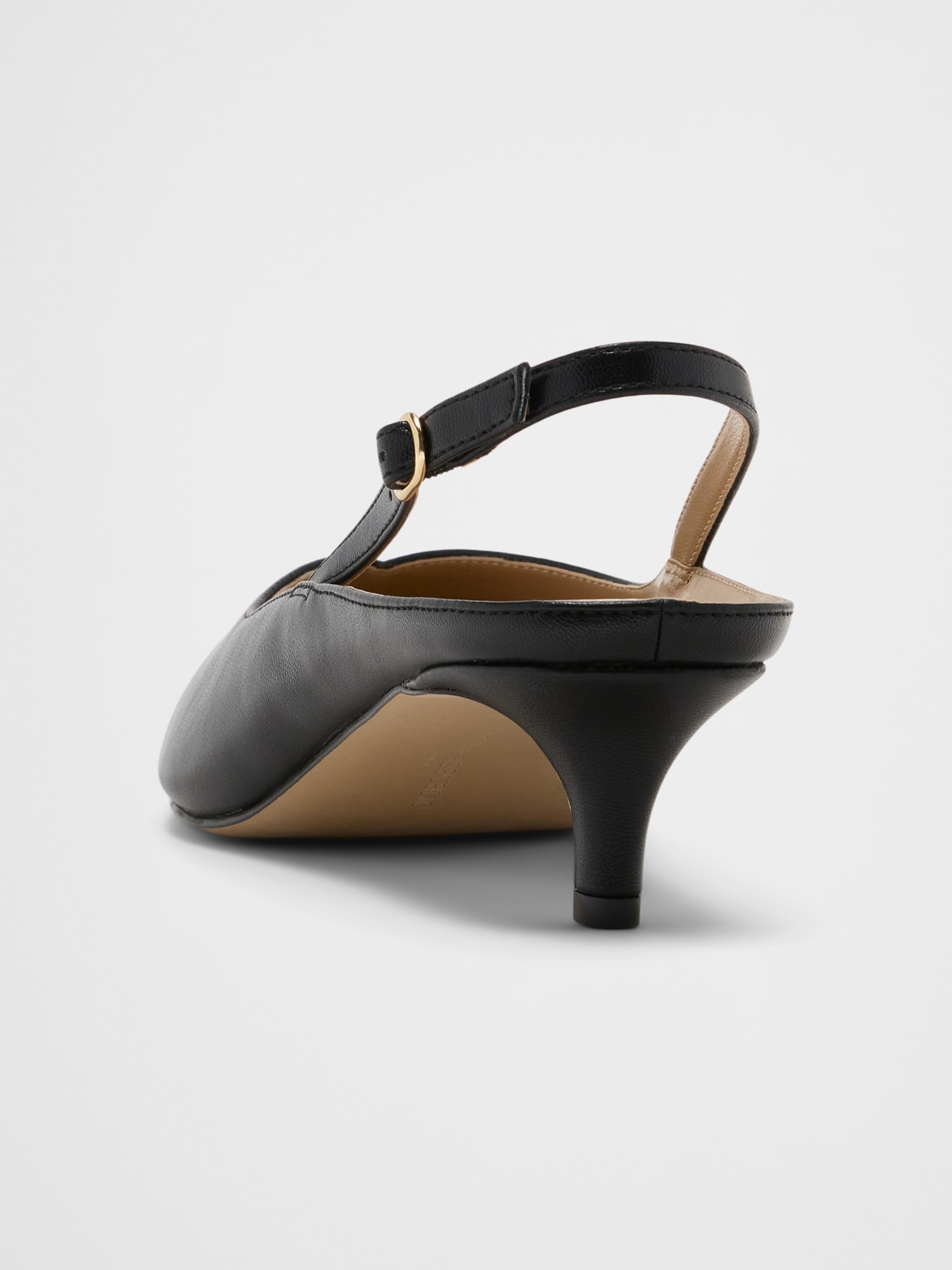 Image number 3 showing, Slingback Kitten Heel Mule