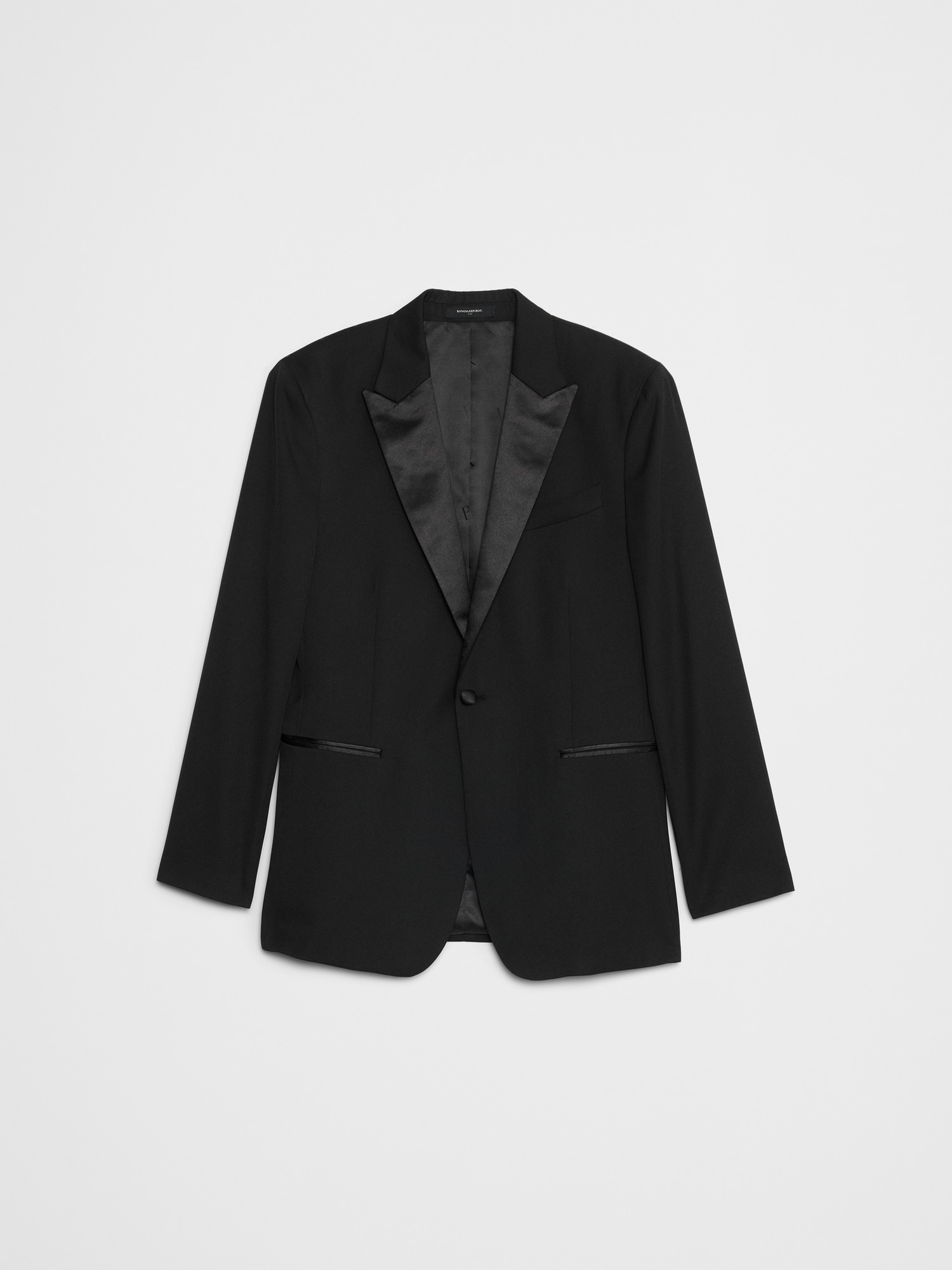 Image number 4 showing, TAILORED-FIT LUXE TUXEDO SUIT JACKET