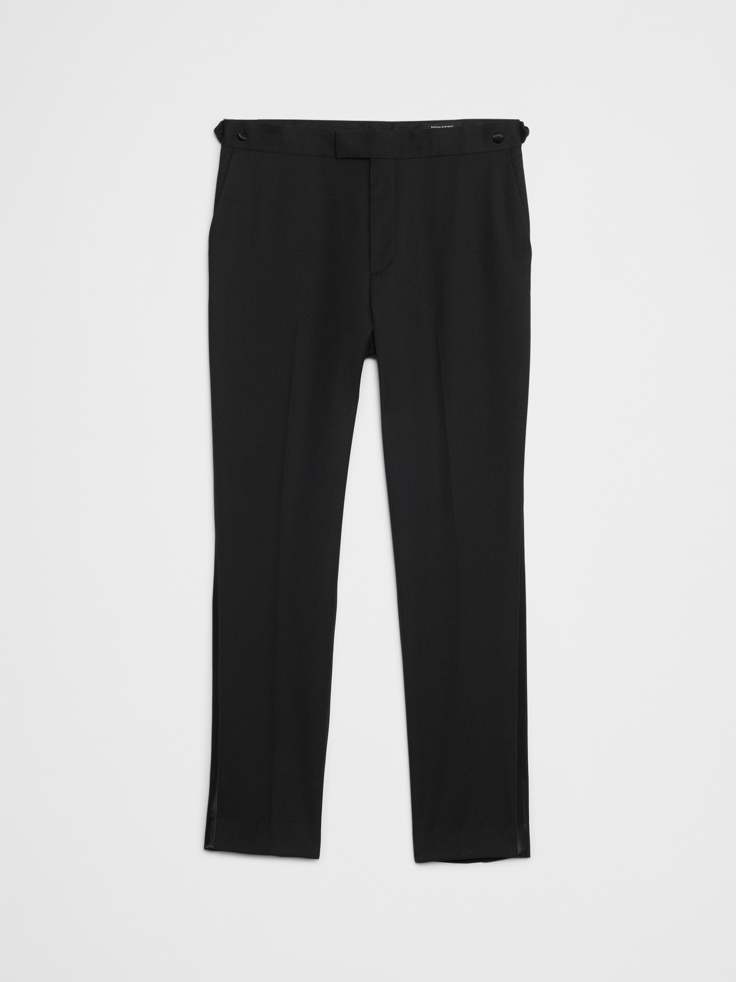 Image number 4 showing, TAILORED-FIT LUXE TUXEDO SUIT TROUSER