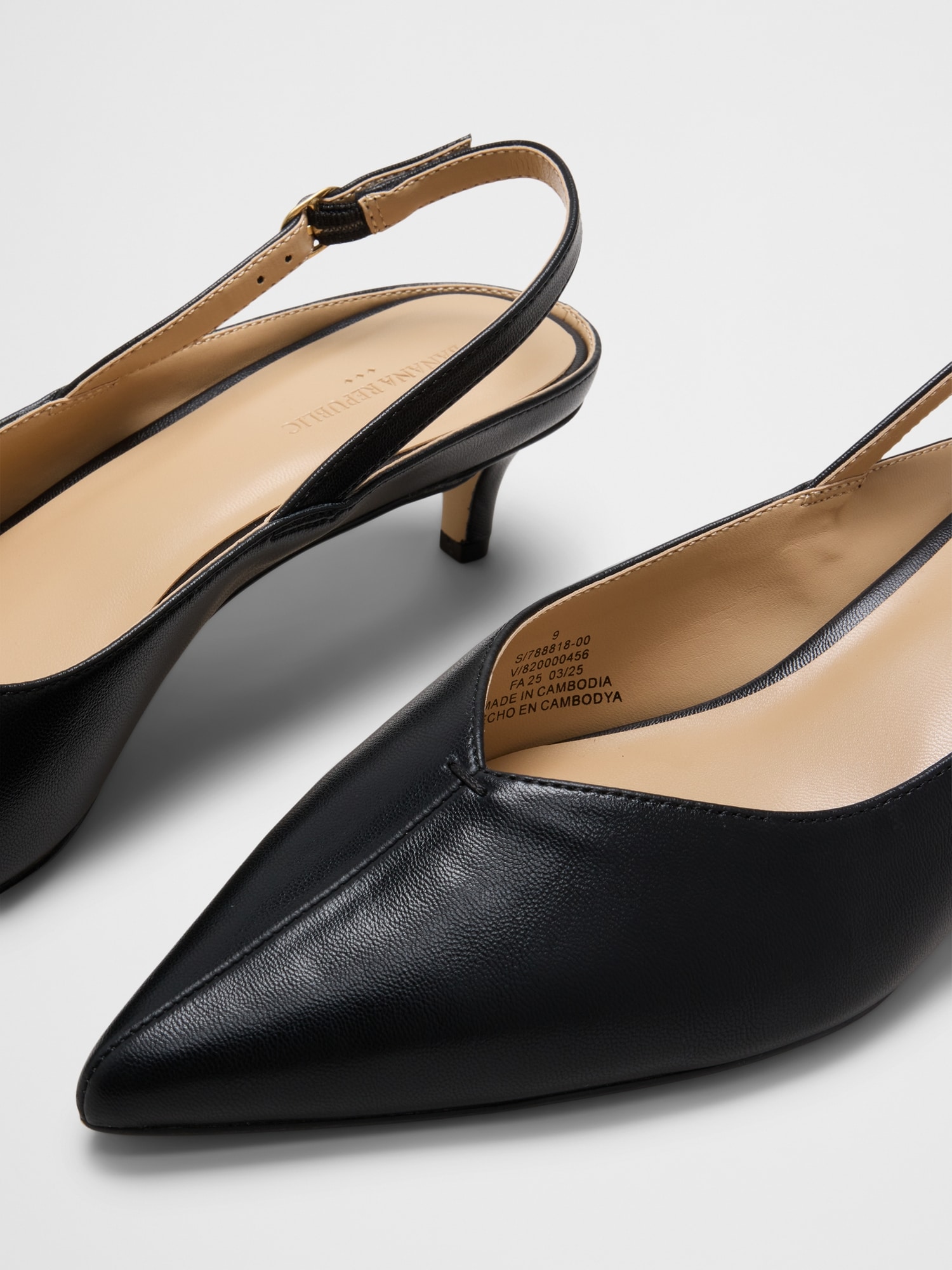 Image number 5 showing, Slingback Kitten Heel Mule